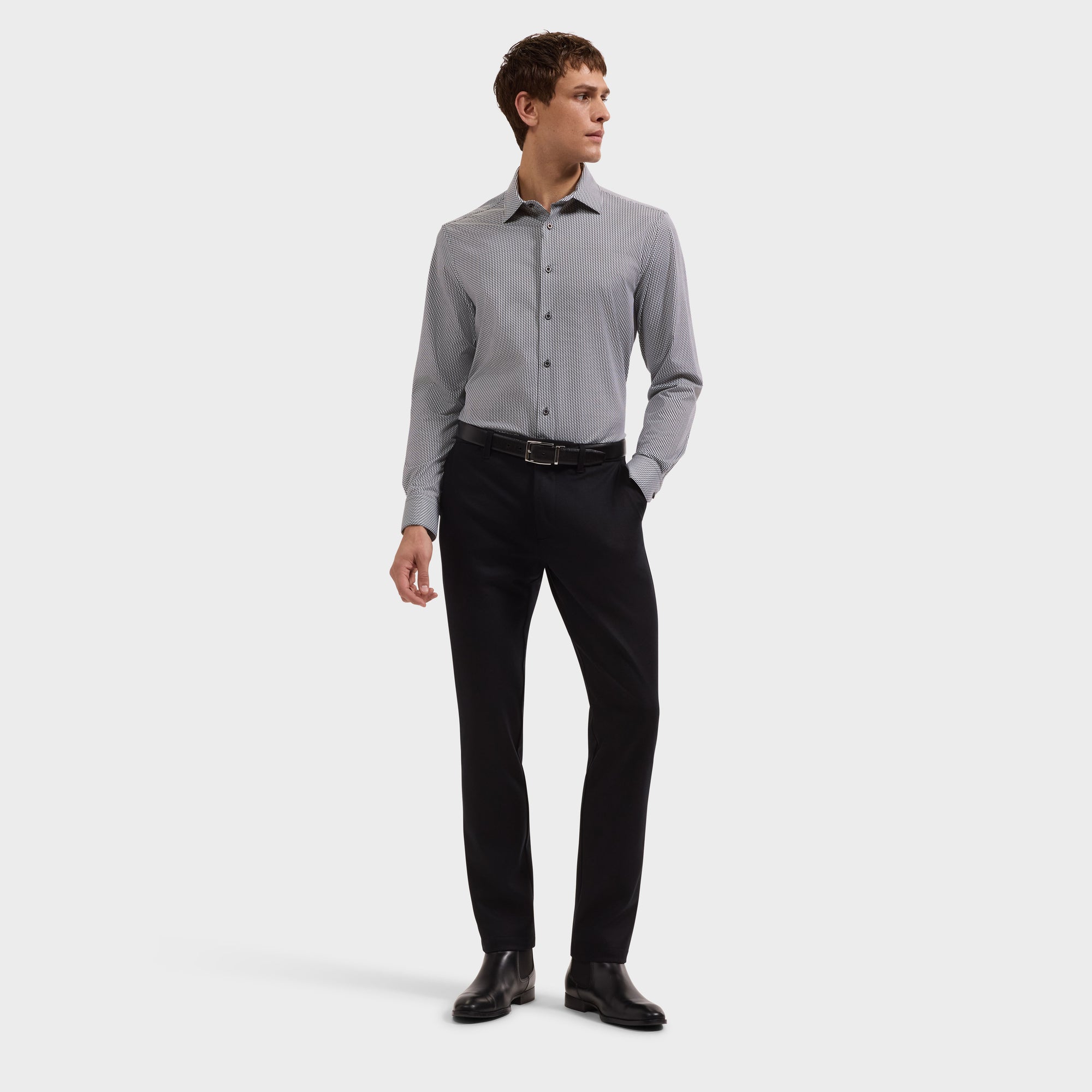 James OoohCotton Geometric Shirt