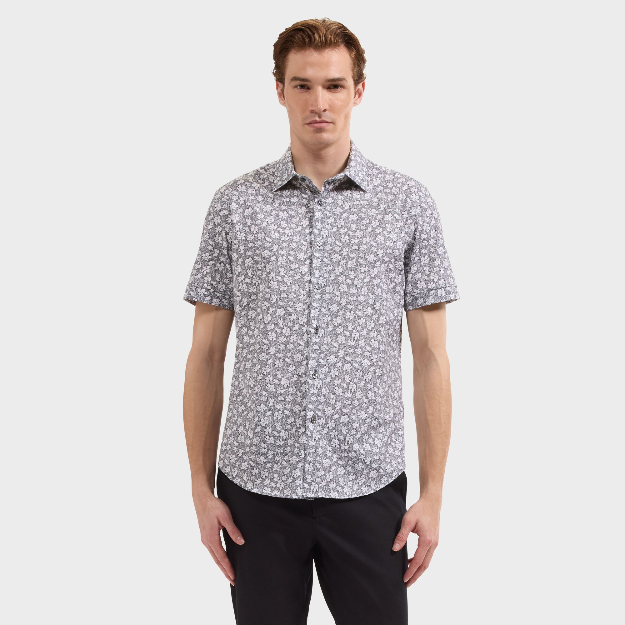 Miles OoohCotton Floral Short-Sleeve Shirt