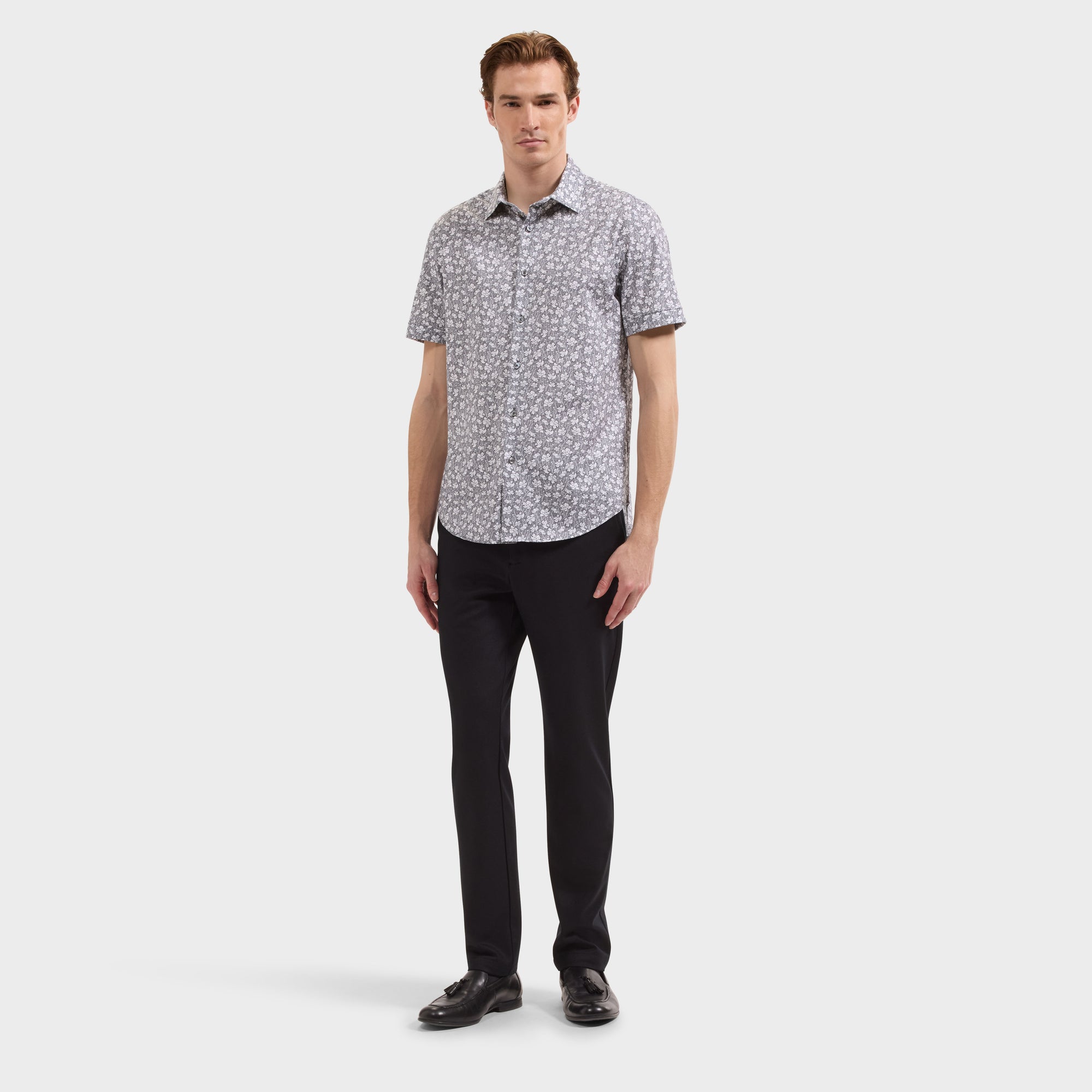 Miles OoohCotton Floral Short-Sleeve Shirt