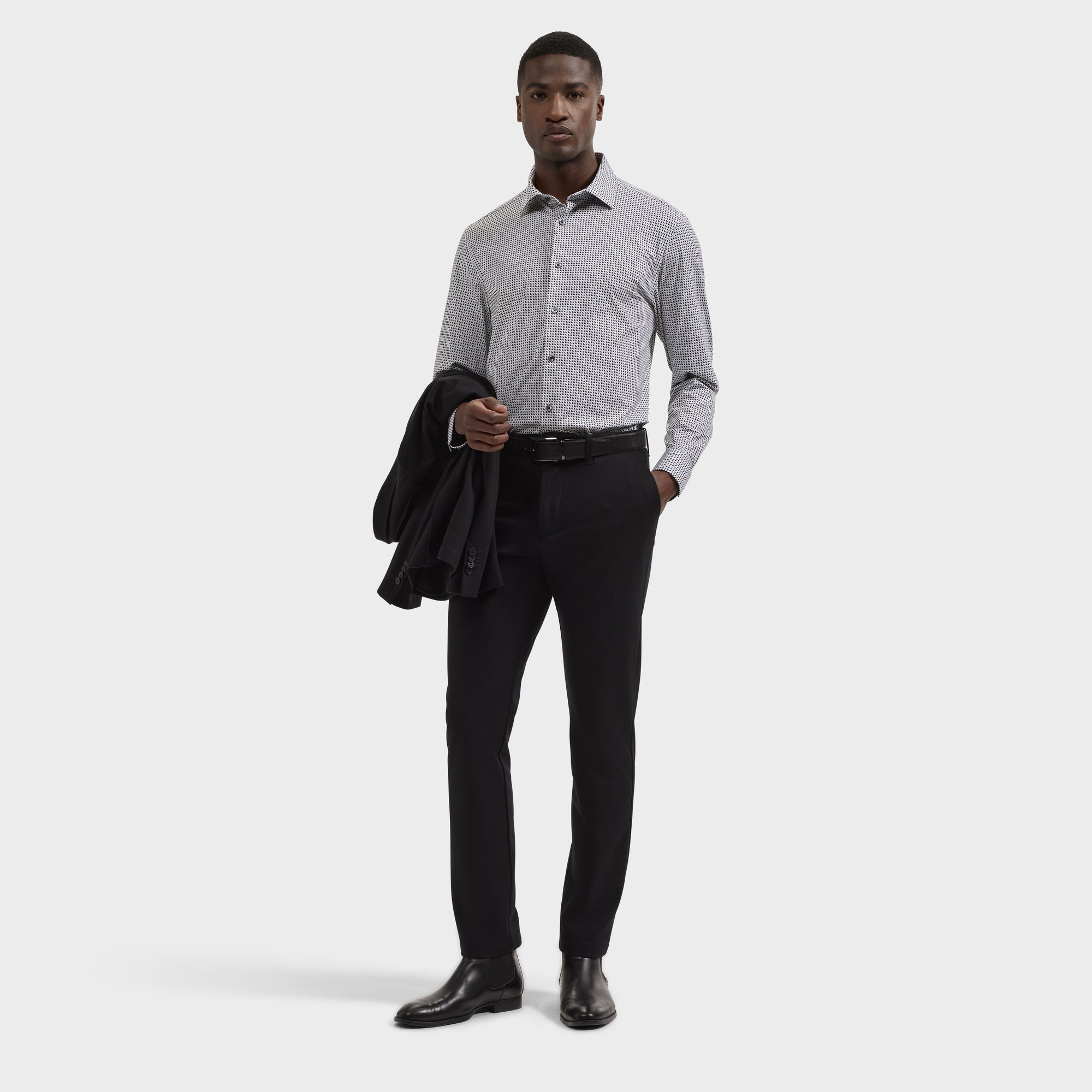 James OoohCotton Geometric Shirt