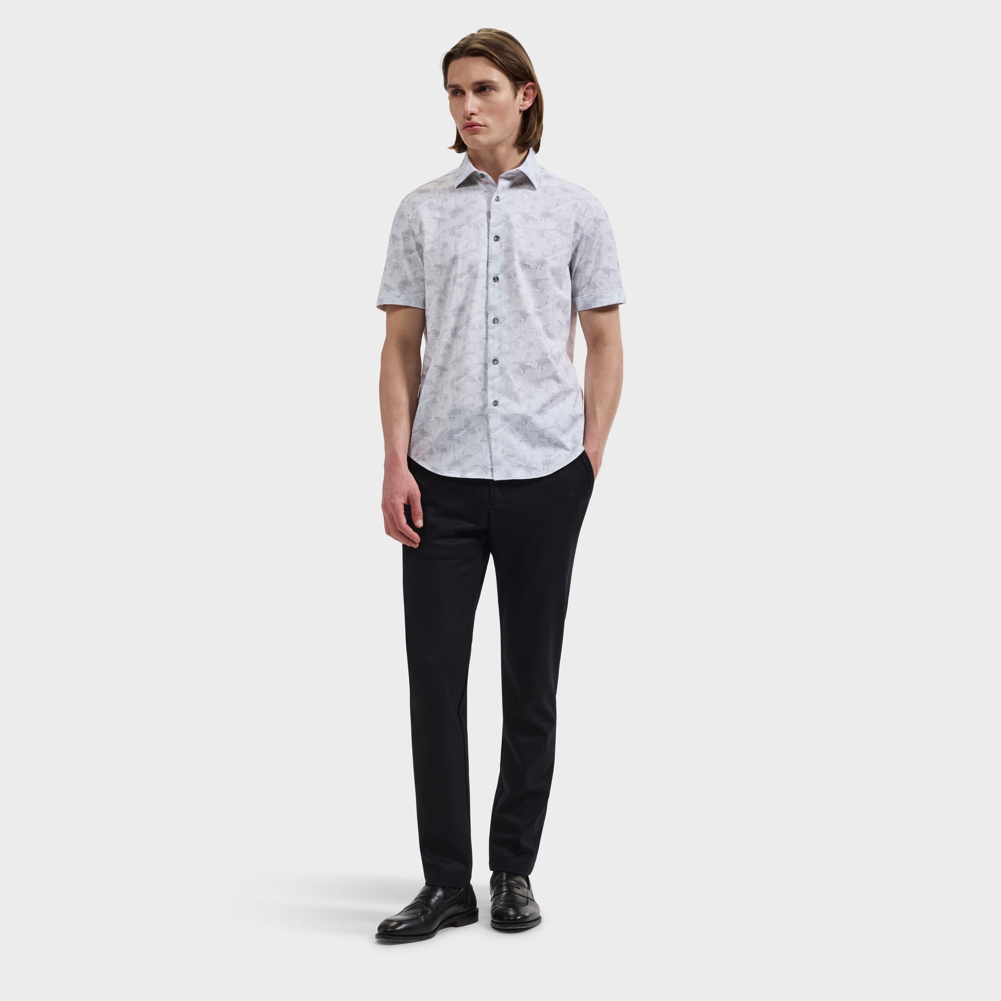 Miles OoohCotton Floral Short-Sleeve Shirt