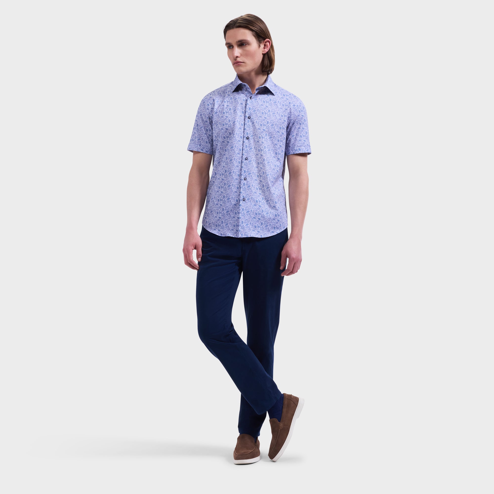 Miles OoohCotton Leaf Short-Sleeve Shirt