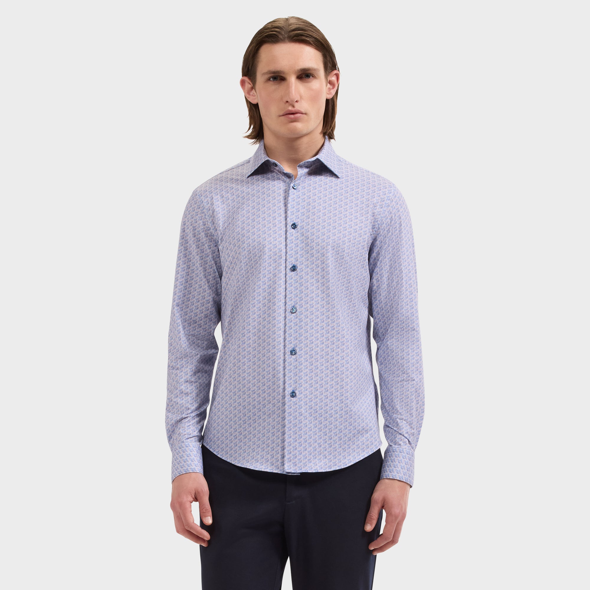 James OoohCotton Geometric Shirt