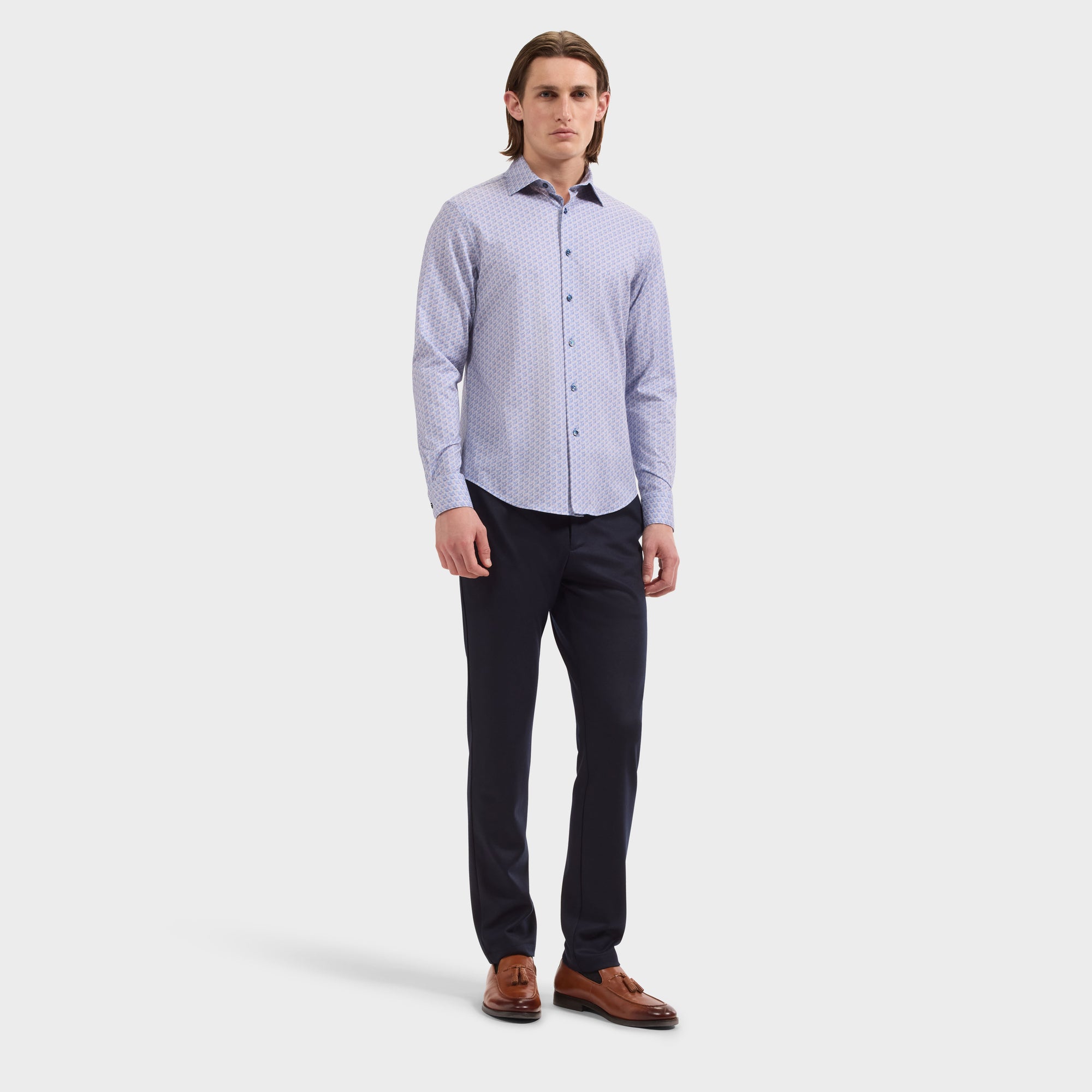 James OoohCotton Geometric Shirt