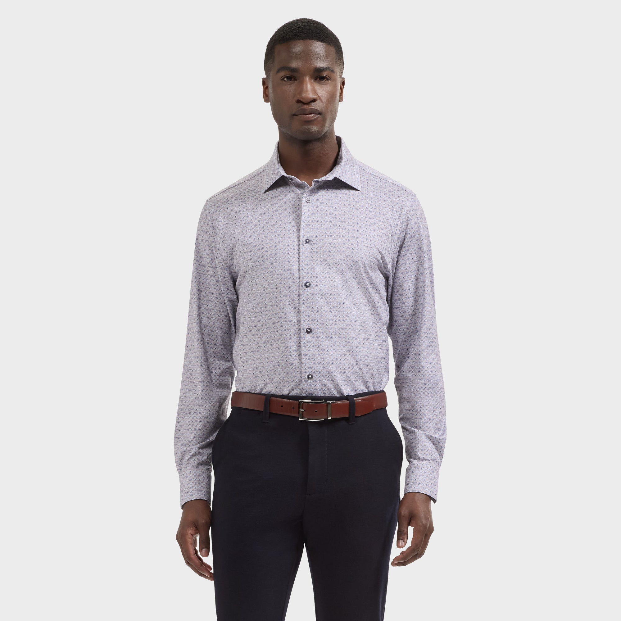 James OoohCotton Geometric Shirt