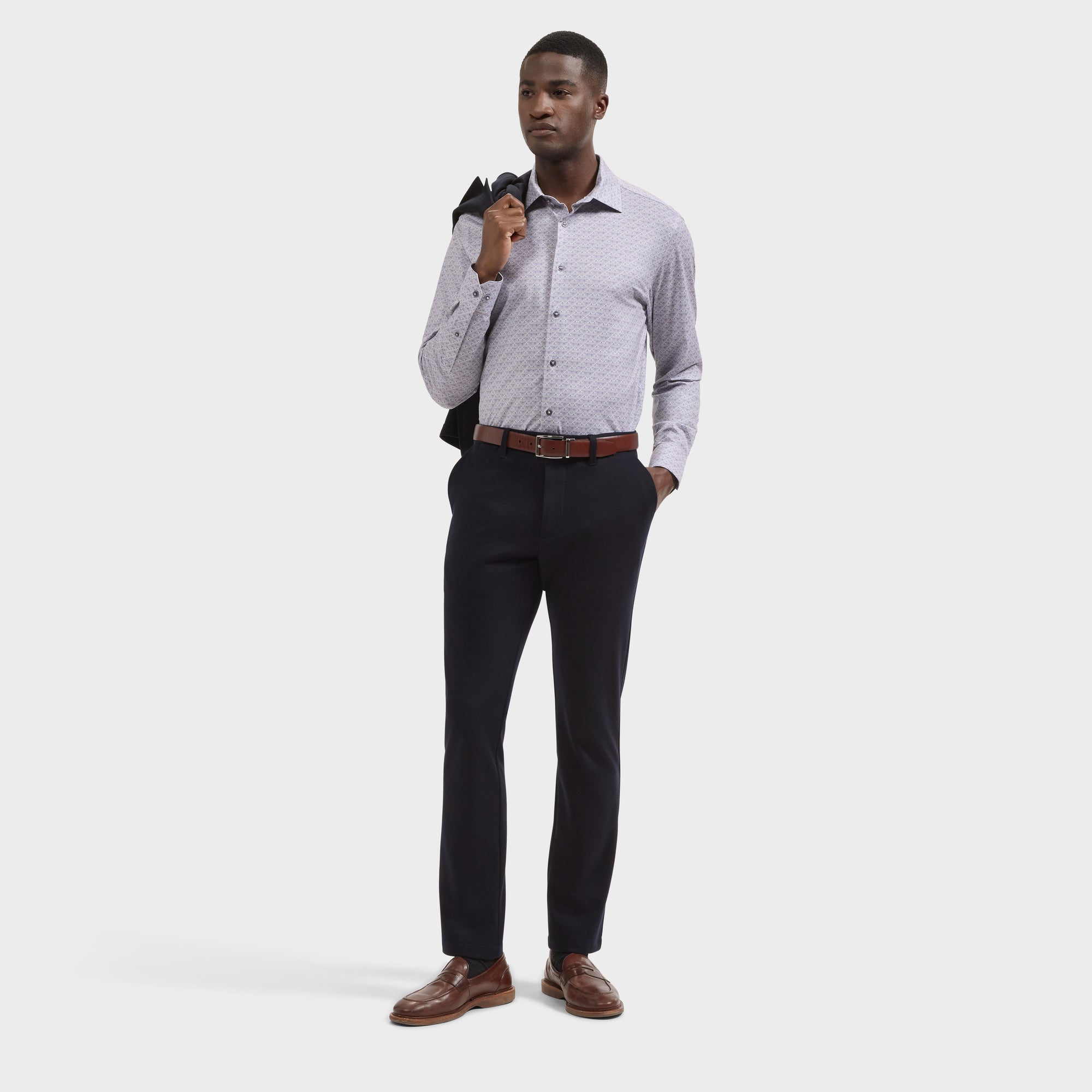 James OoohCotton Geometric Shirt