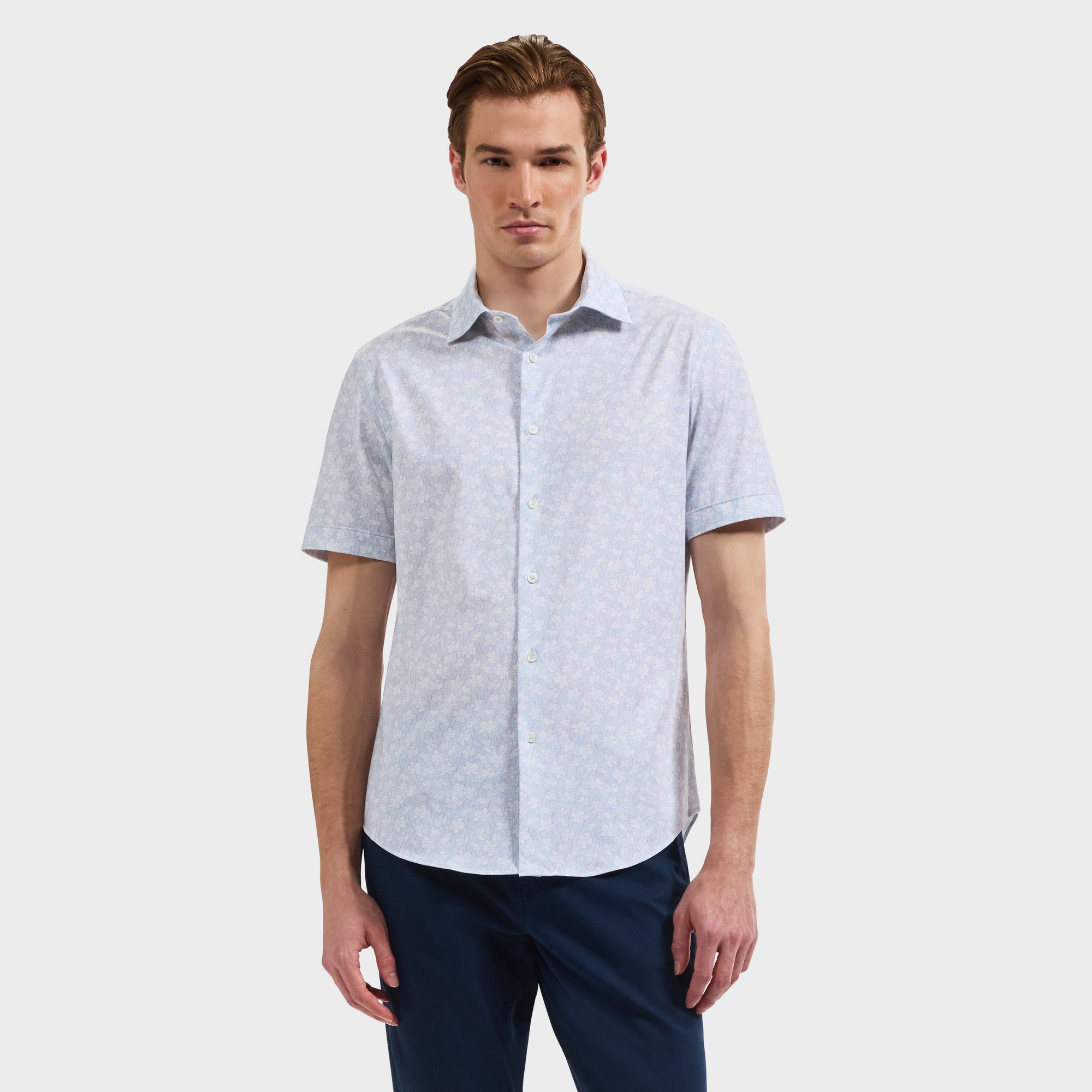 Miles OoohCotton Floral Short-Sleeve Shirt