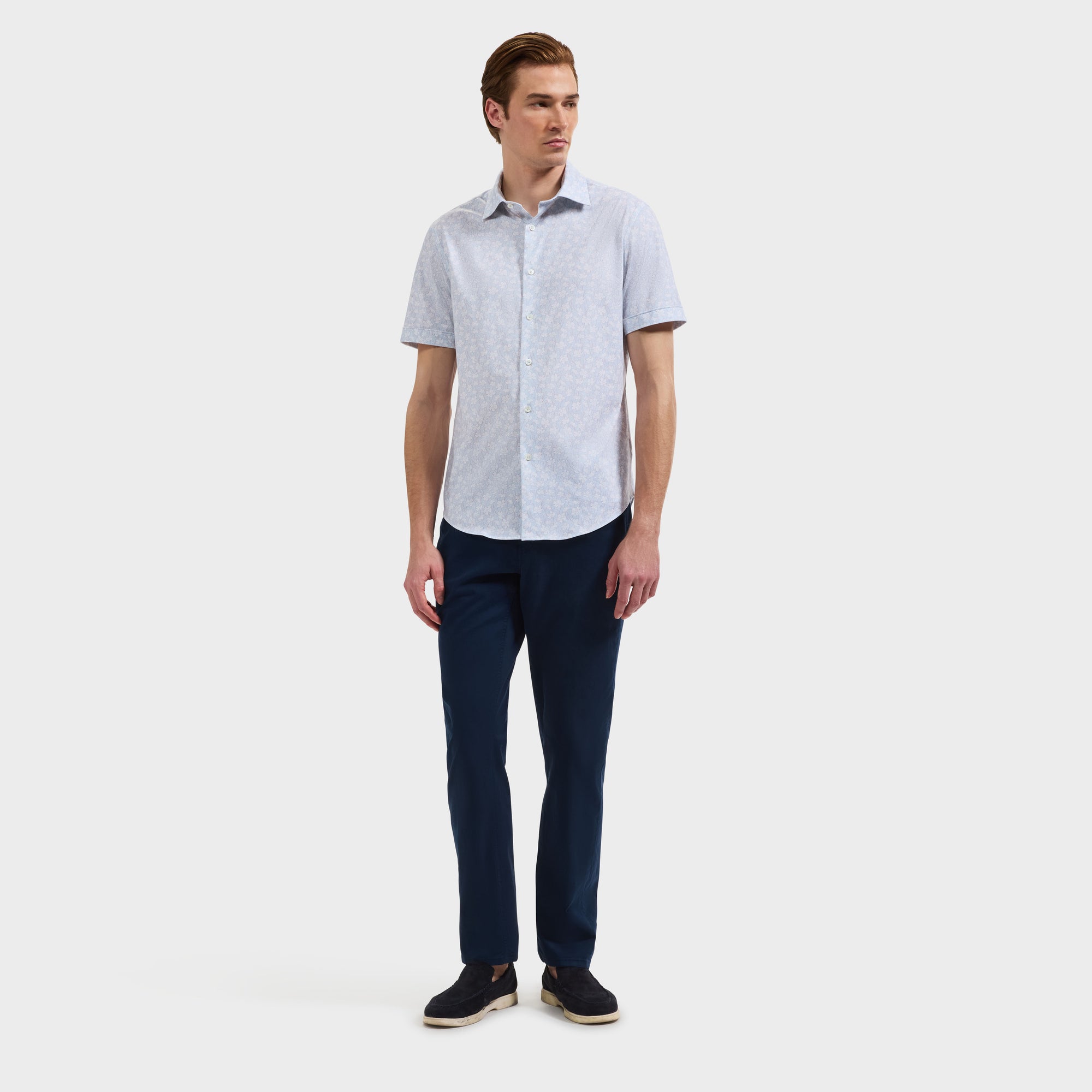 Miles OoohCotton Floral Short-Sleeve Shirt
