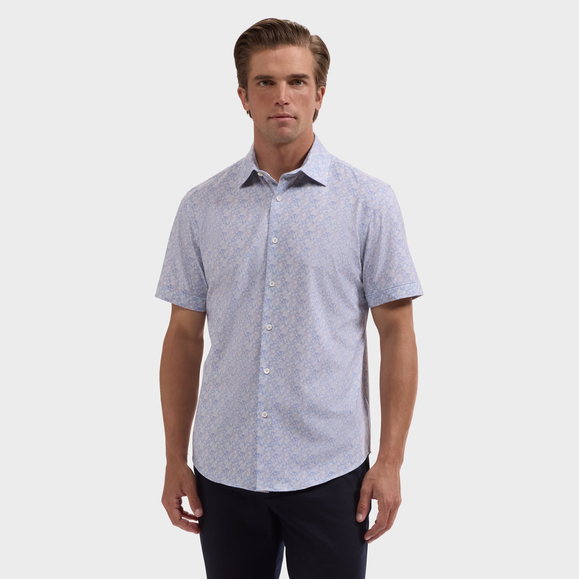 Miles OoohCotton Floral Short-Sleeve Shirt
