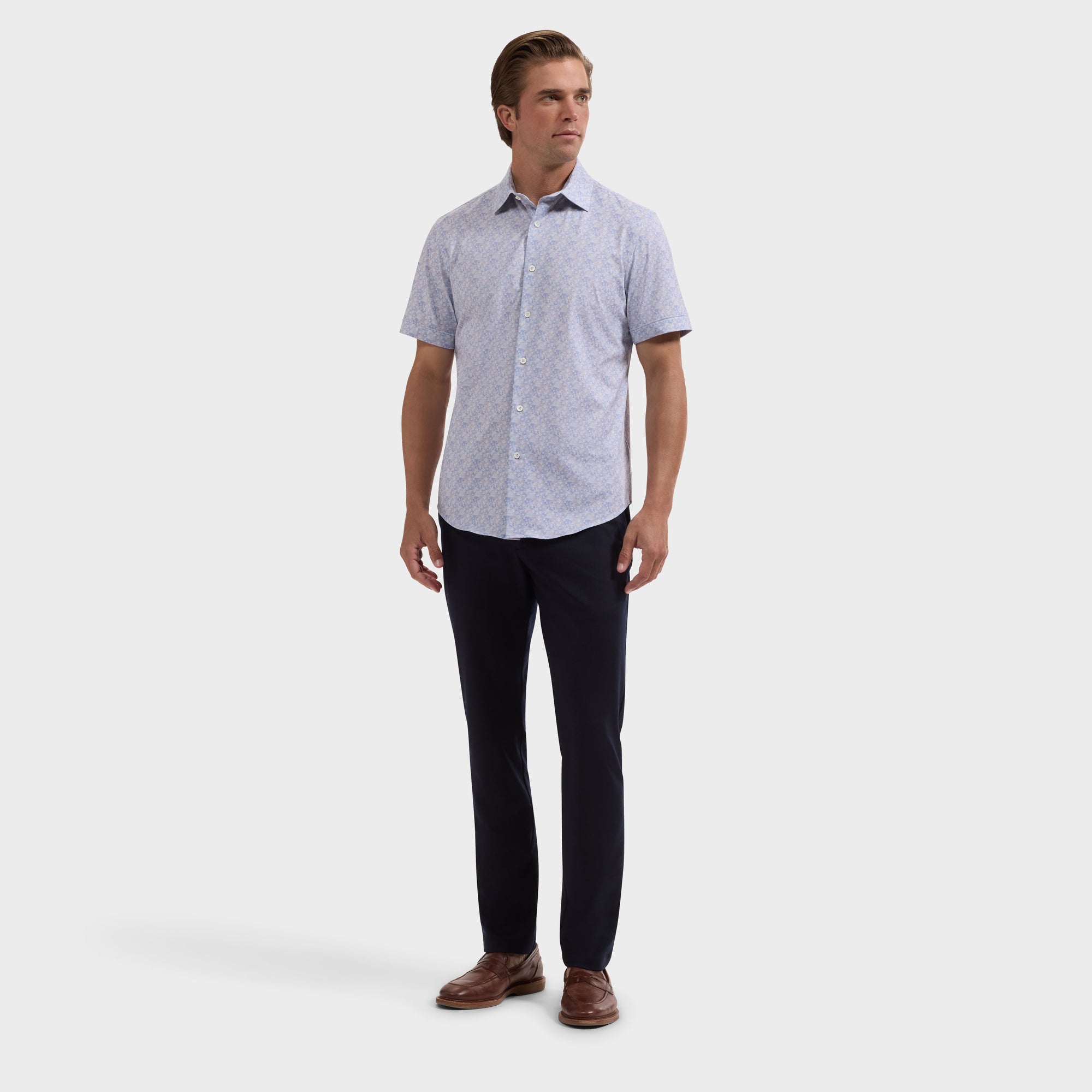 Miles OoohCotton Floral Short-Sleeve Shirt