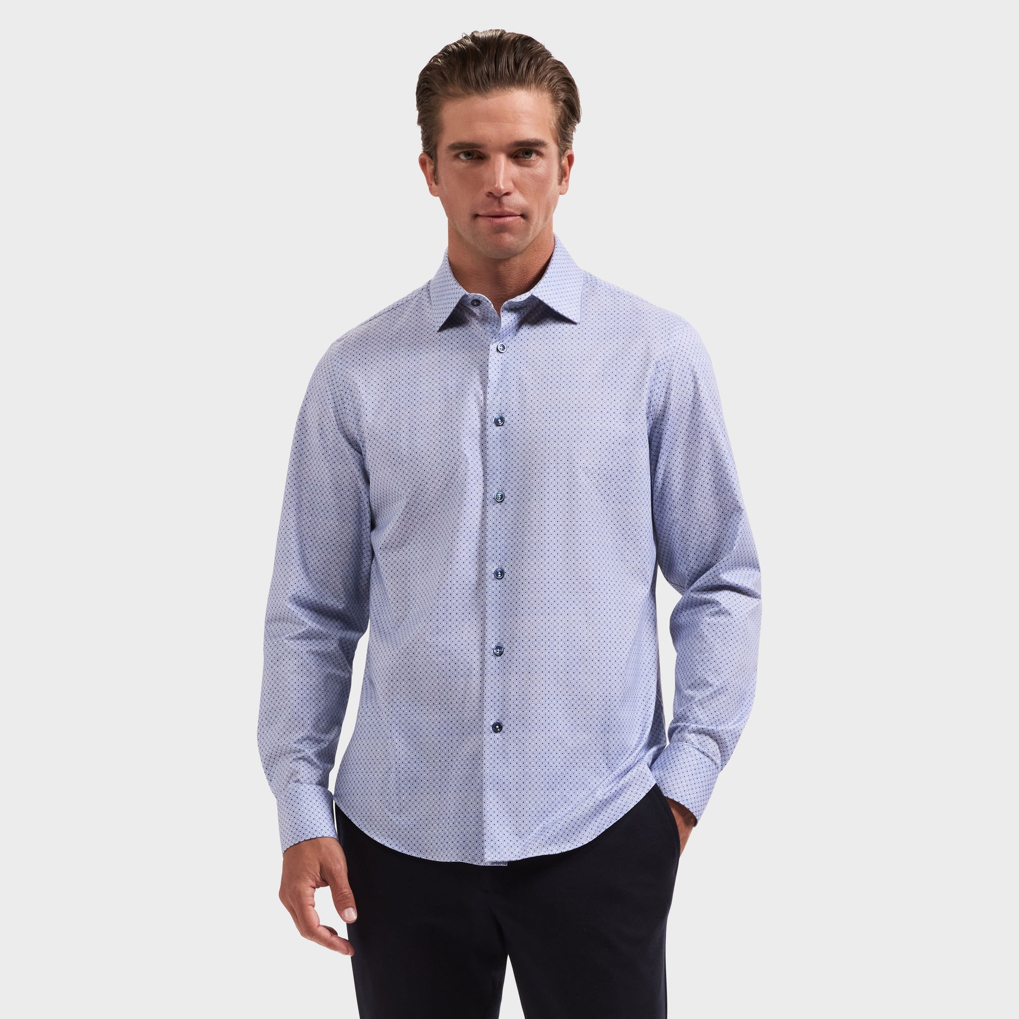 James OoohCotton Geometric Shirt