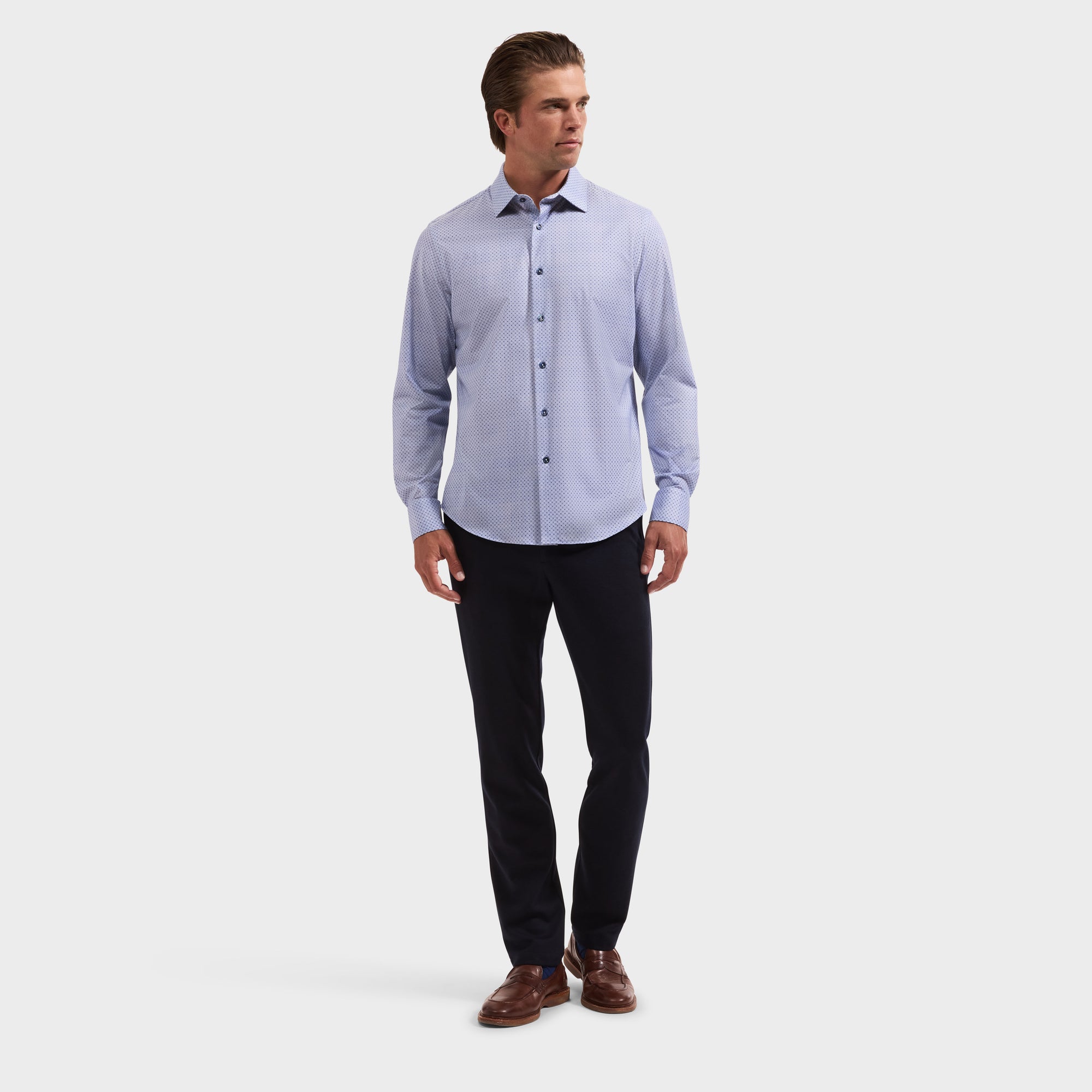 James OoohCotton Geometric Shirt