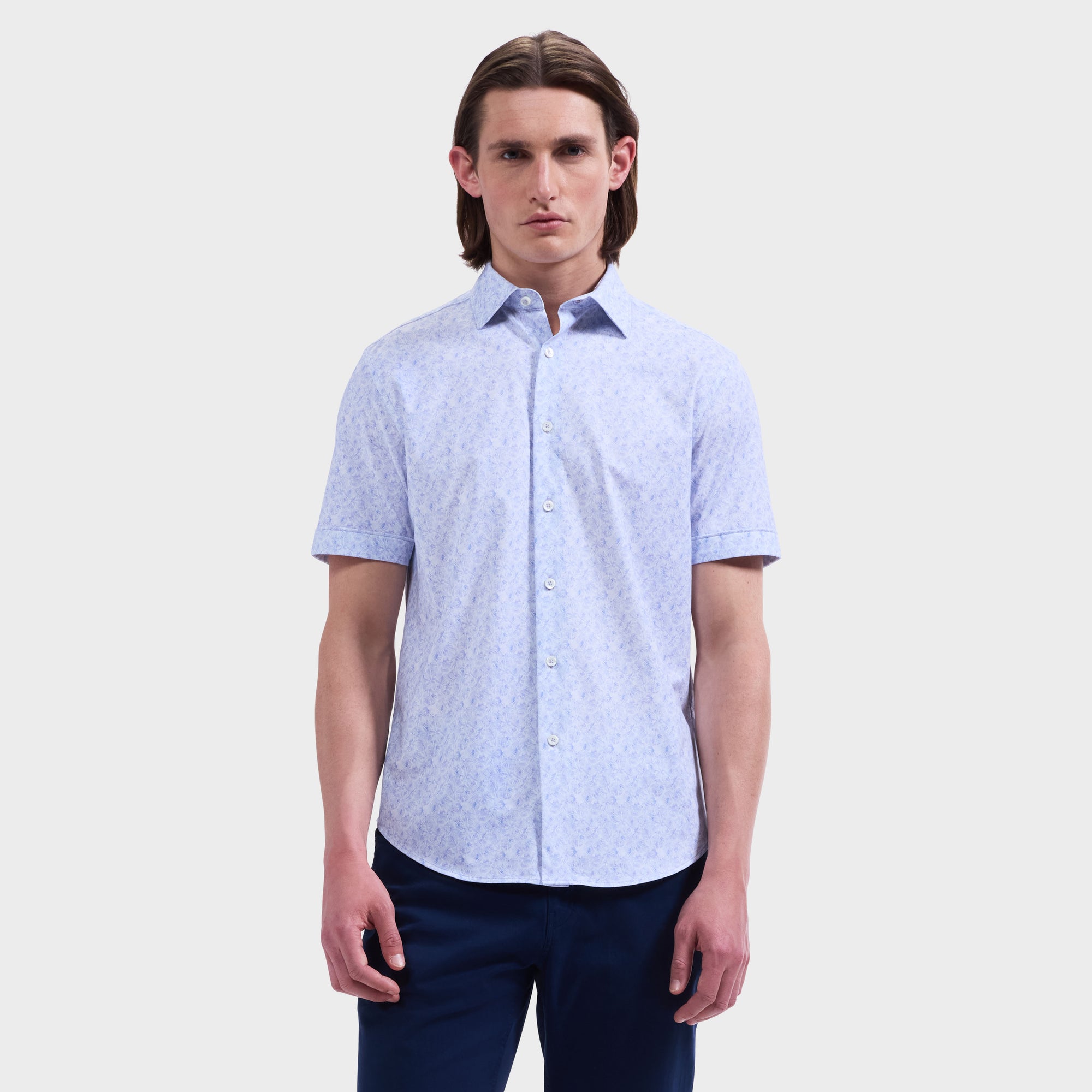 Miles OoohCotton Leaf Short-Sleeve Shirt