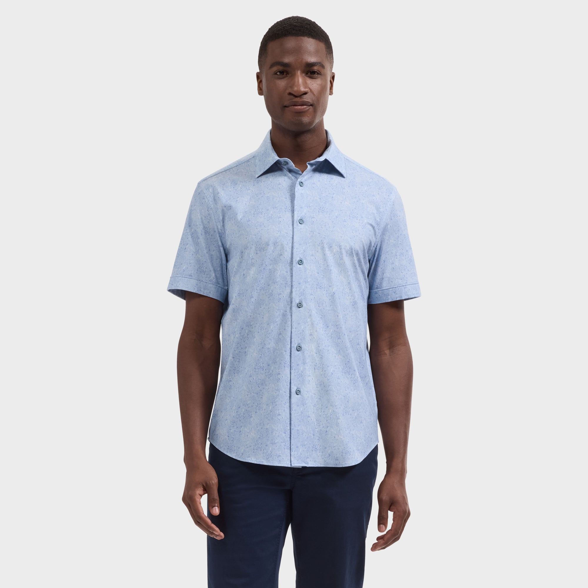 Miles OoohCotton Floral Short-Sleeve Shirt
