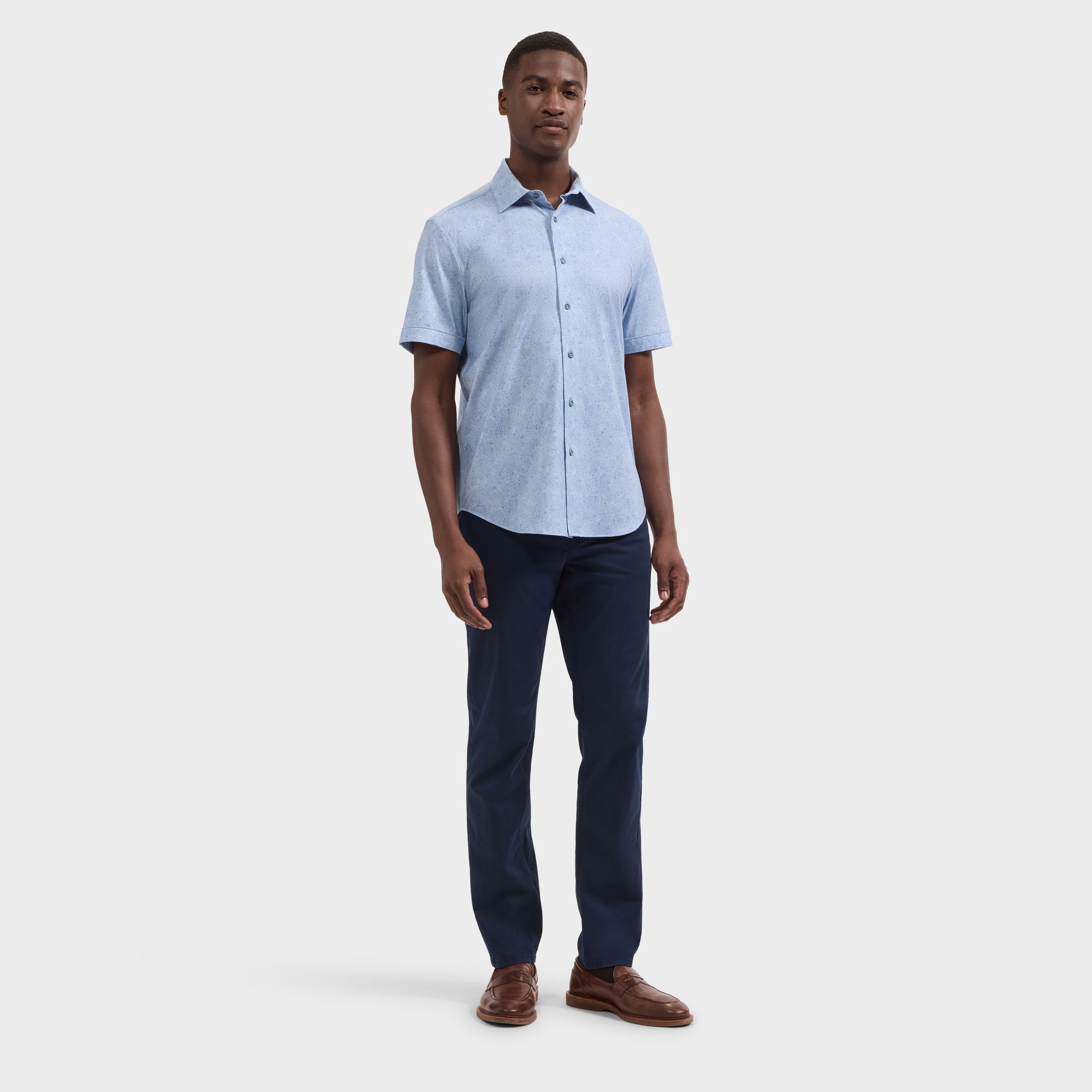 Miles OoohCotton Floral Short-Sleeve Shirt