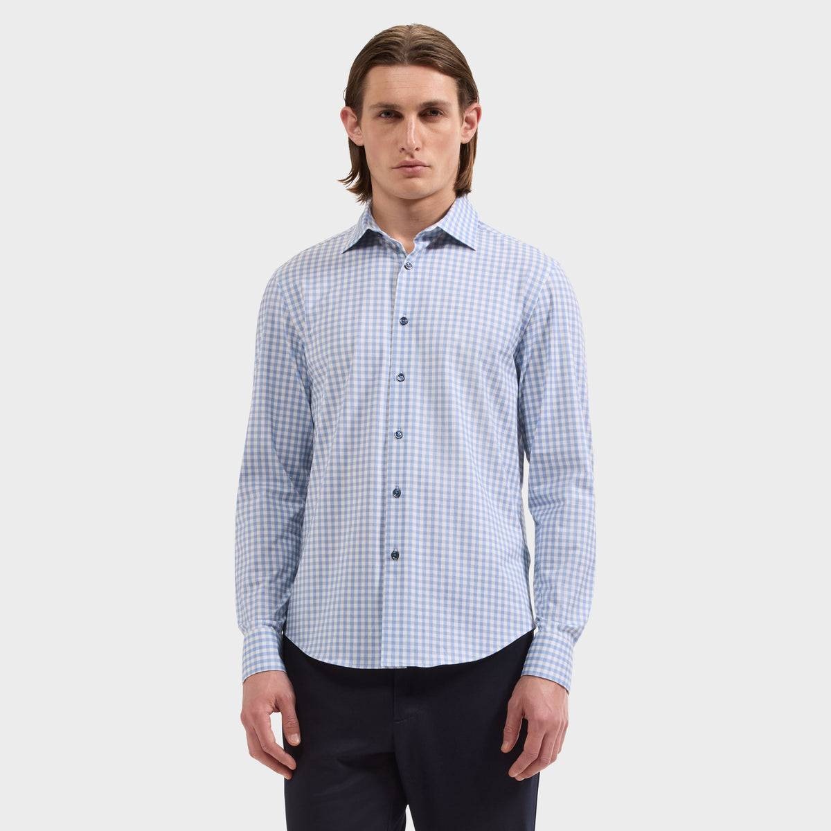 James OoohCotton Check shirt