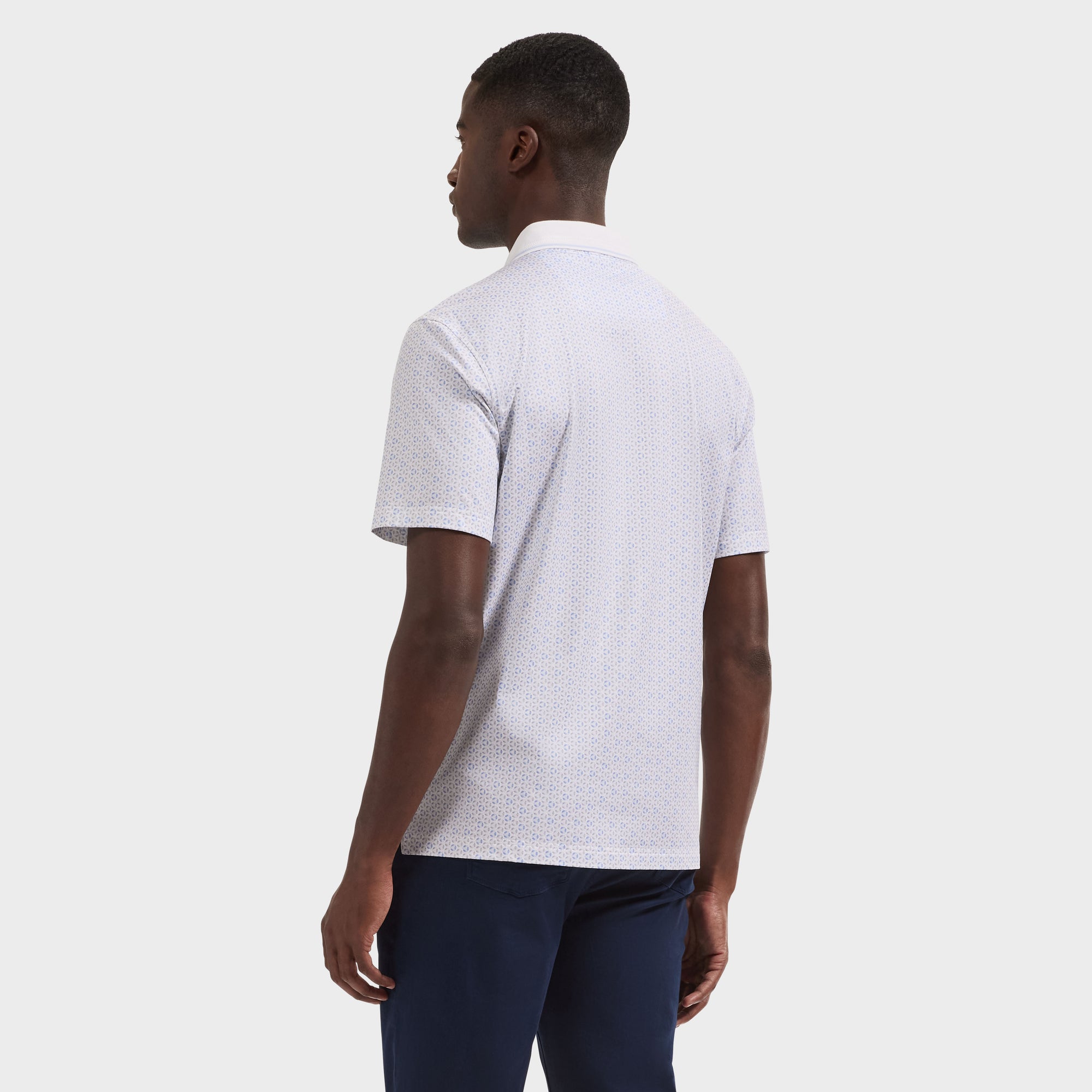 Vidal OoohCotton Geometric Polo Shirt