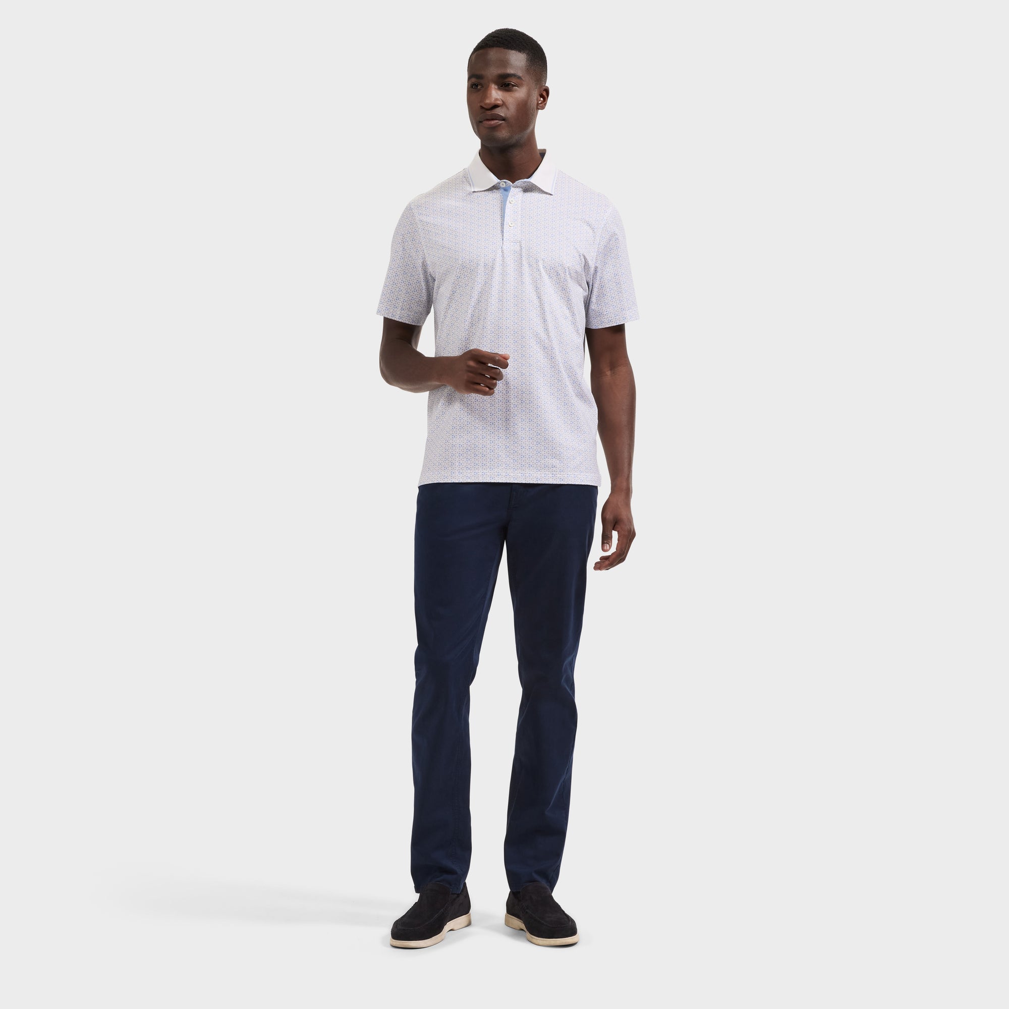 Vidal OoohCotton Geometric Polo Shirt
