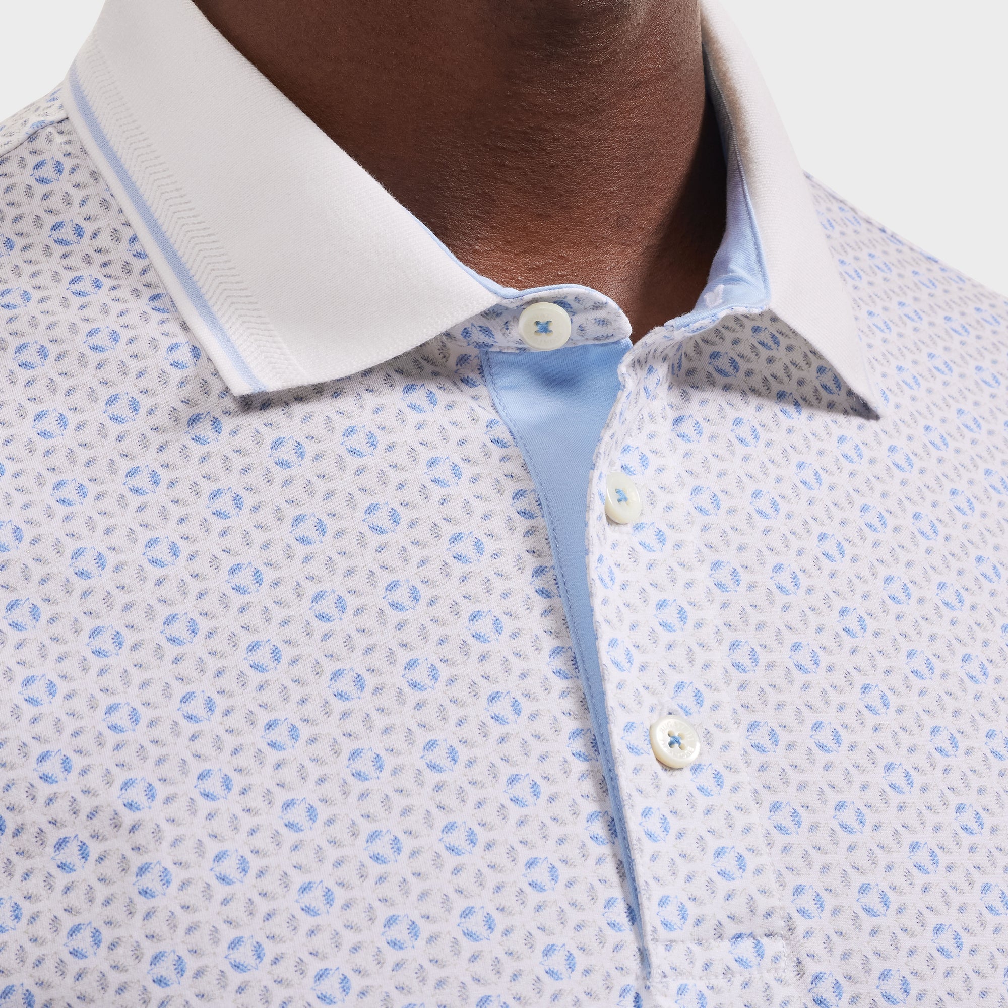 Vidal OoohCotton Geometric Polo Shirt
