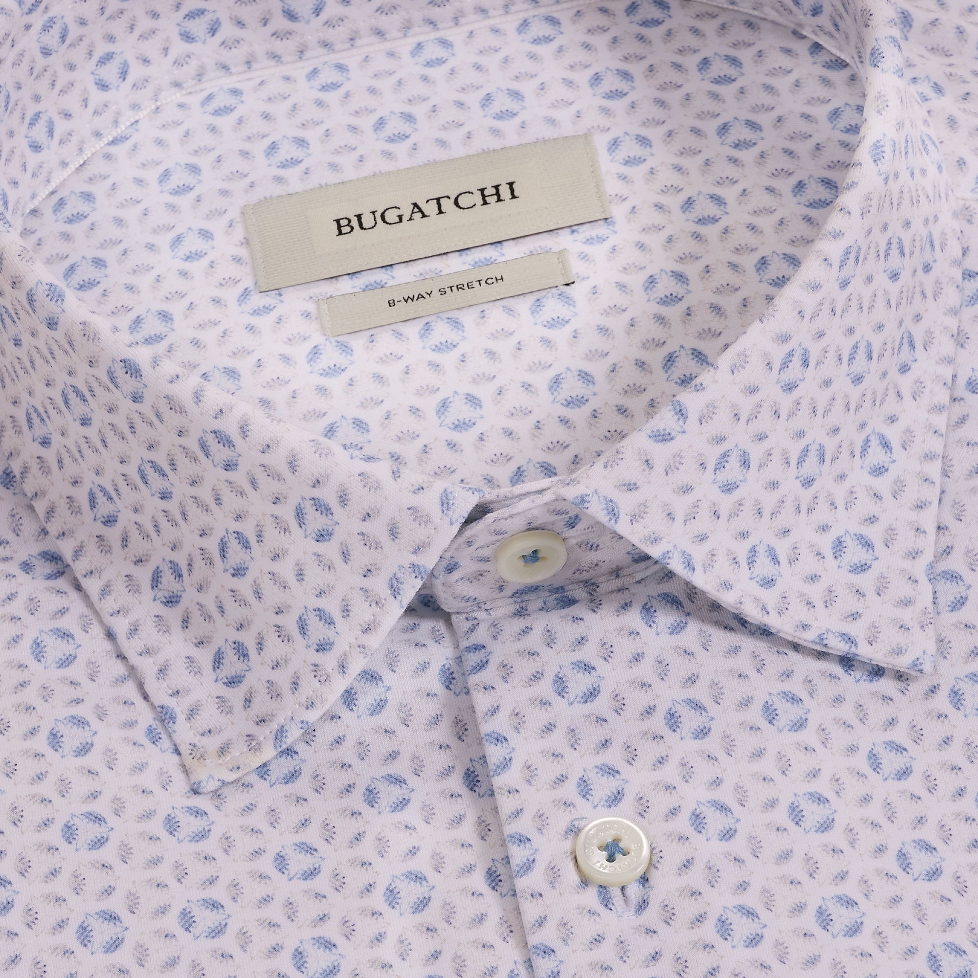 Miles OoohCotton Geometric Short-Sleeve Shirt