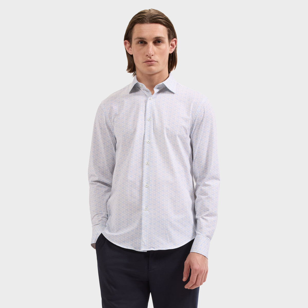 James OoohCotton Geometric Shirt