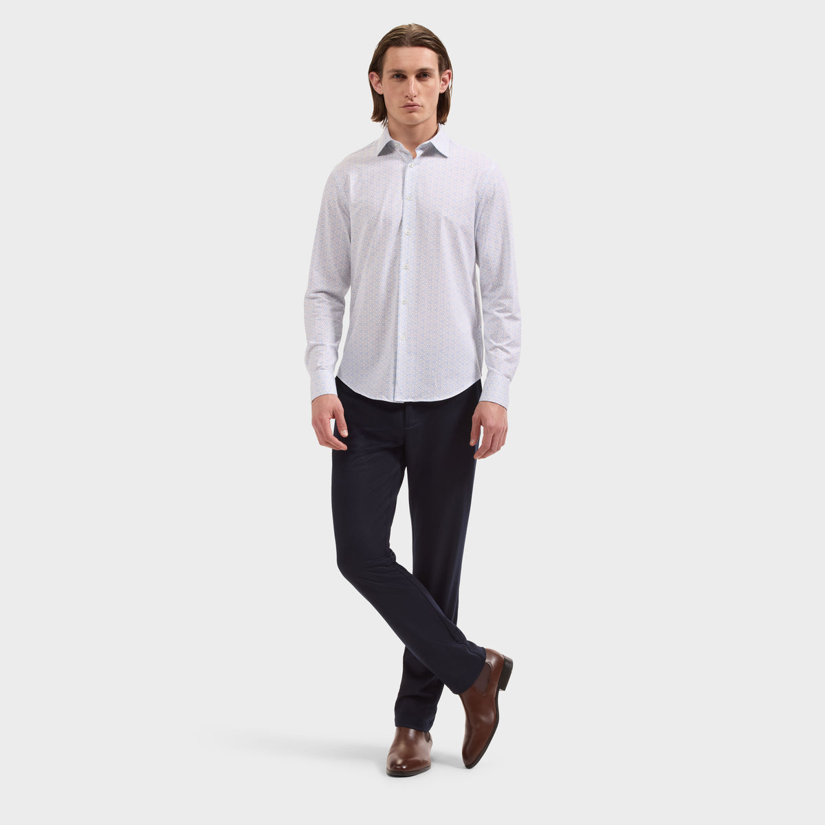 James OoohCotton Geometric Shirt