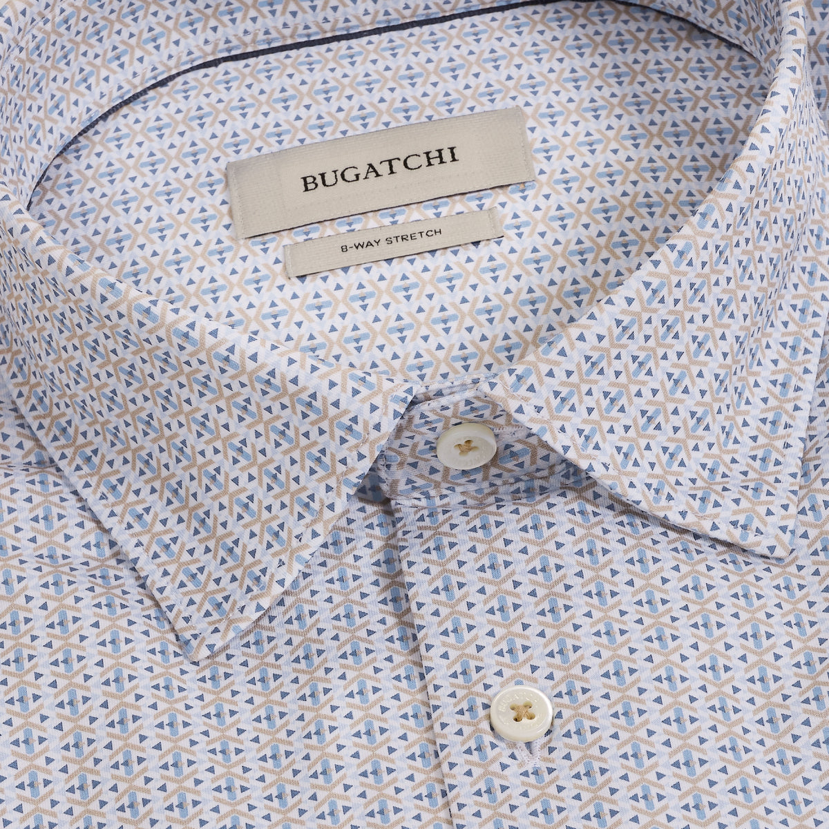 James OoohCotton Geometric Shirt