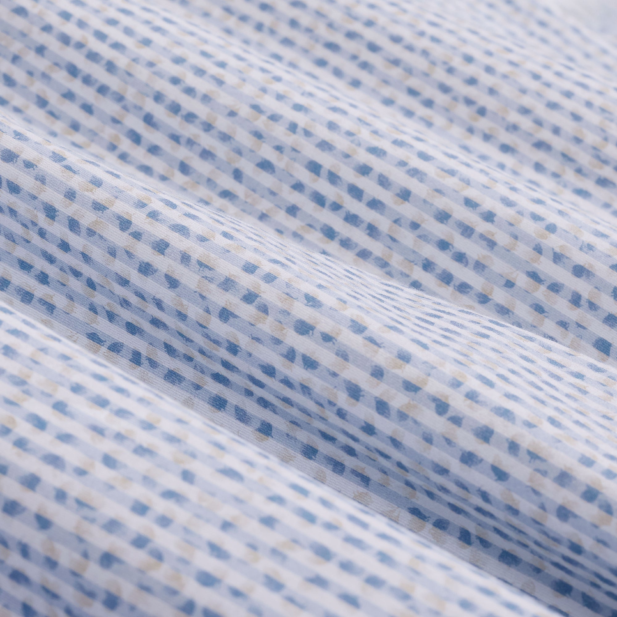 Miles OoohCotton Striped Leaf Short-Sleeve Shirt