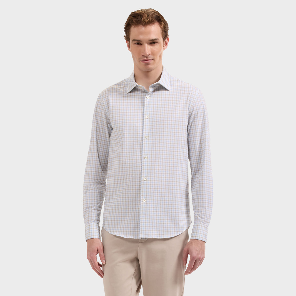 James OoohCotton Check shirt