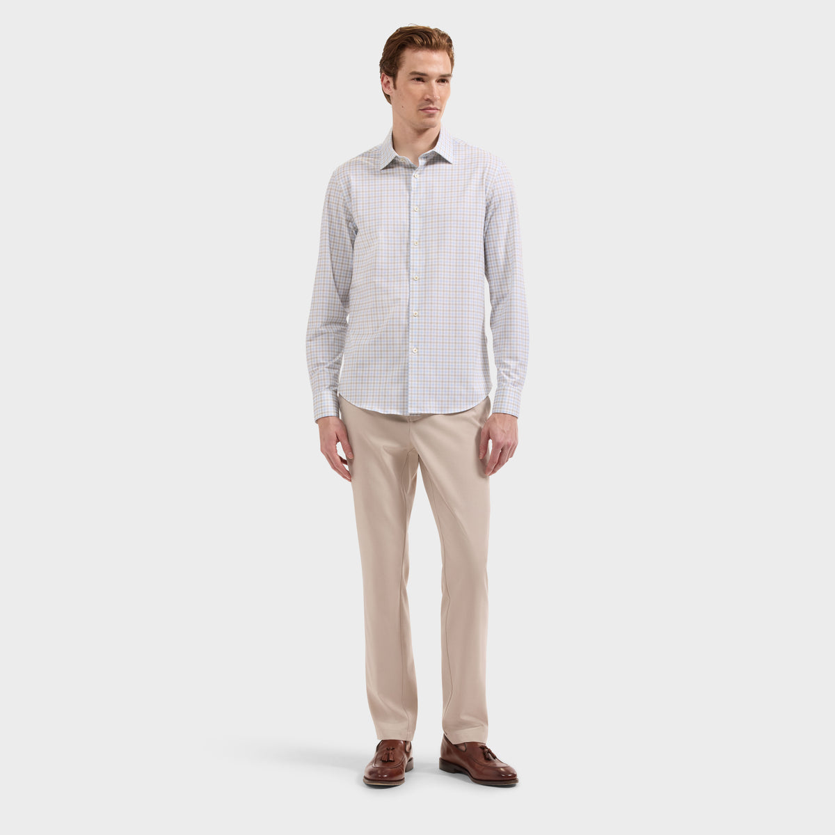 James OoohCotton Check shirt