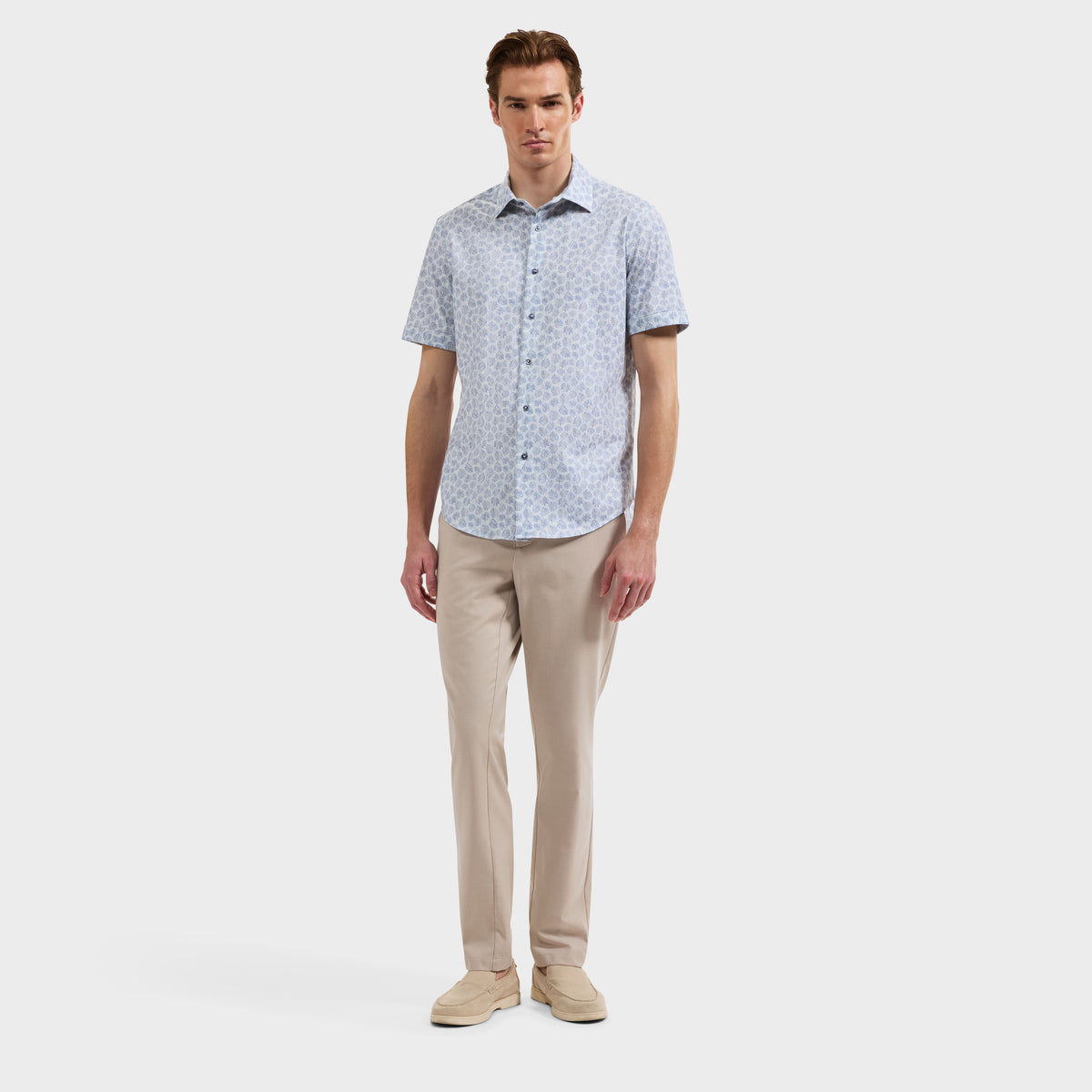Miles OoohCotton Leaf Short-Sleeve Shirt