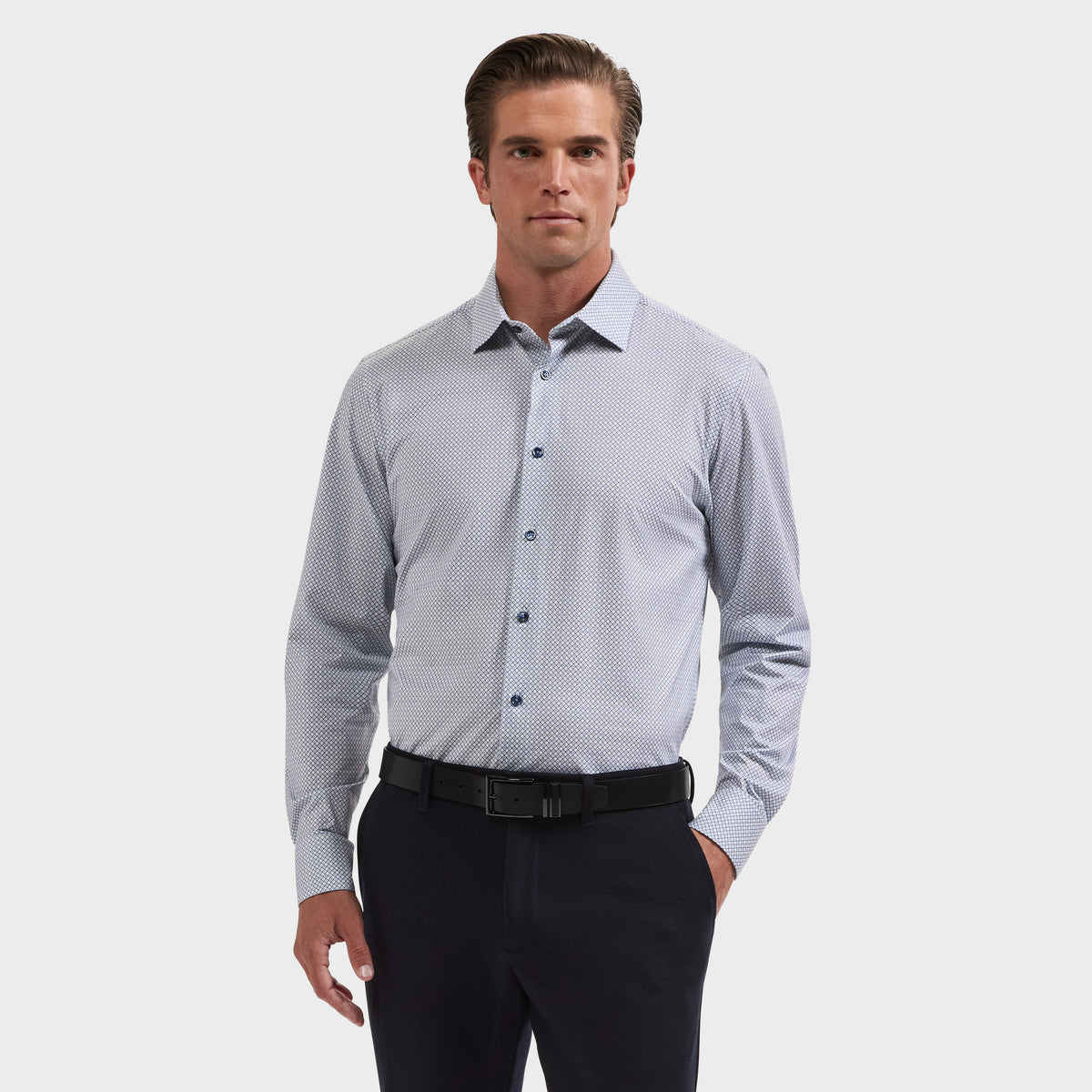 James OoohCotton Geometric Shirt