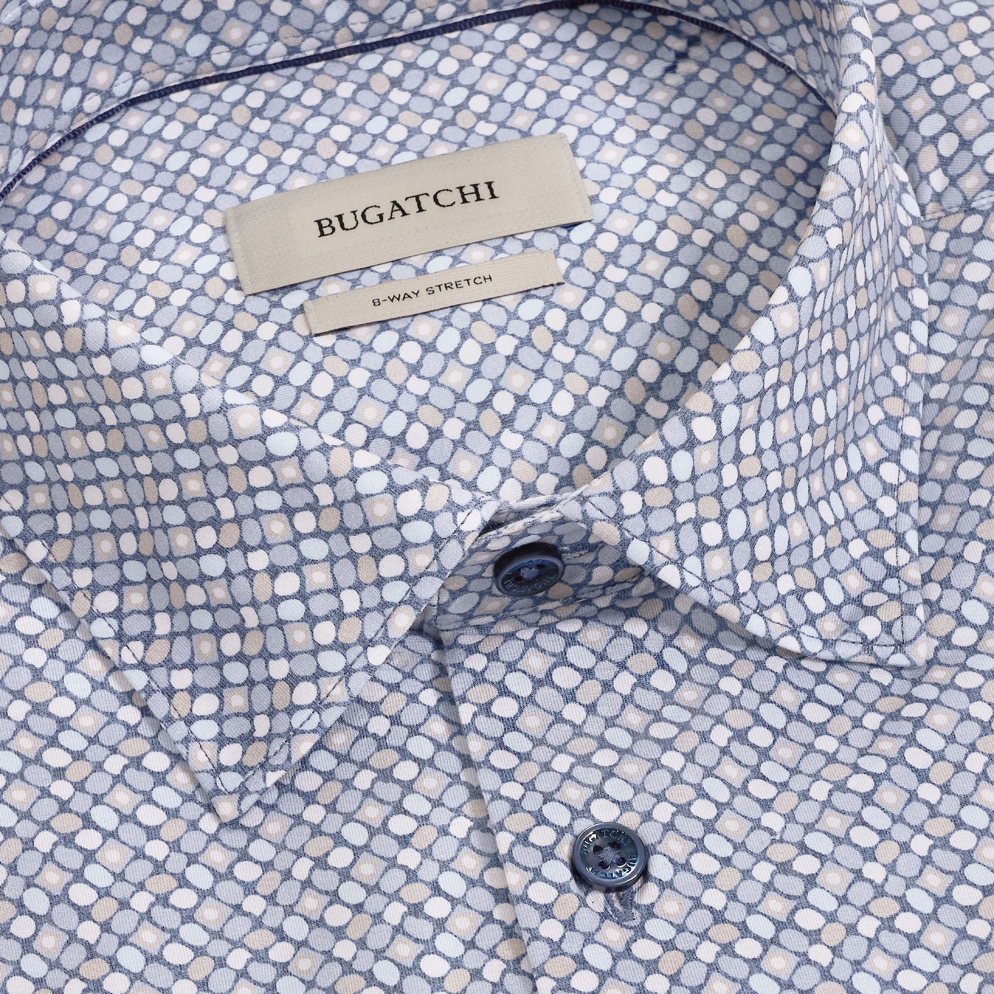 James OoohCotton Geometric Shirt