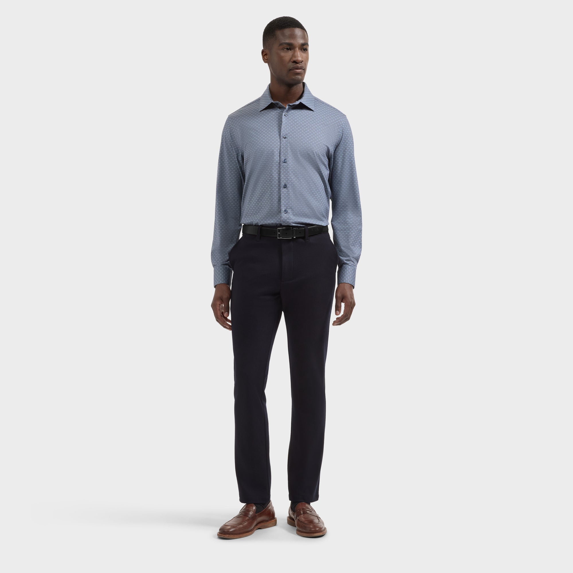 James OoohCotton Geometric Shirt