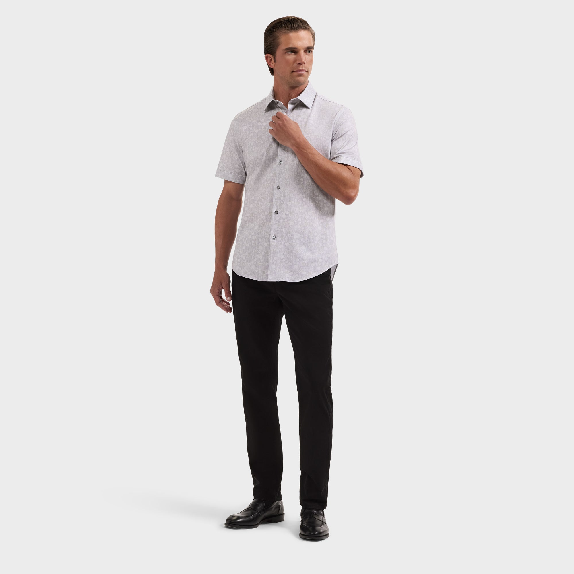 Miles OoohCotton Floral Short-Sleeve Shirt