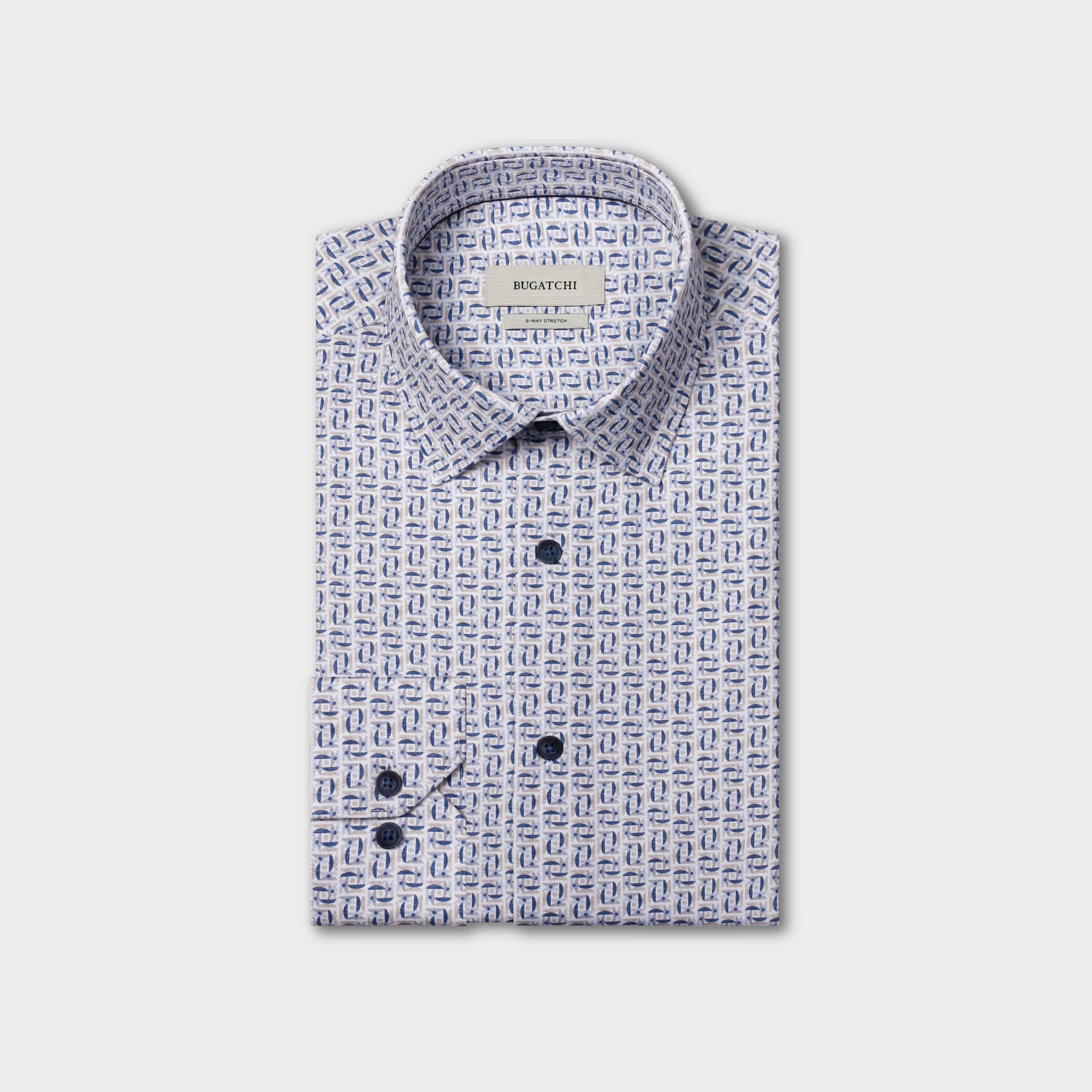 James OoohCotton Geometric Shirt