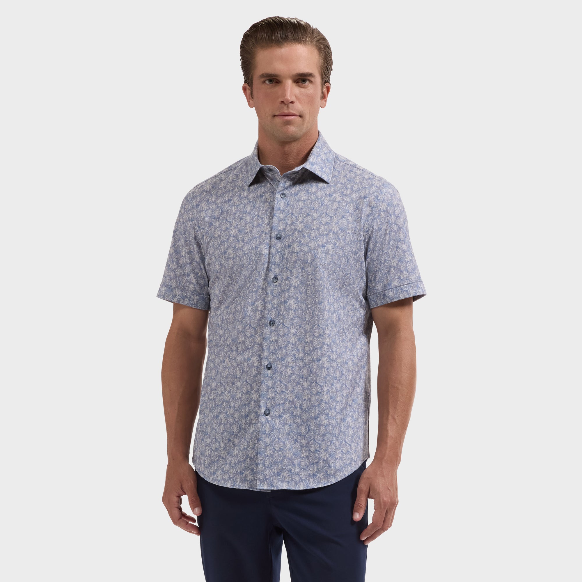 Miles OoohCotton Leaf Short-Sleeve Shirt
