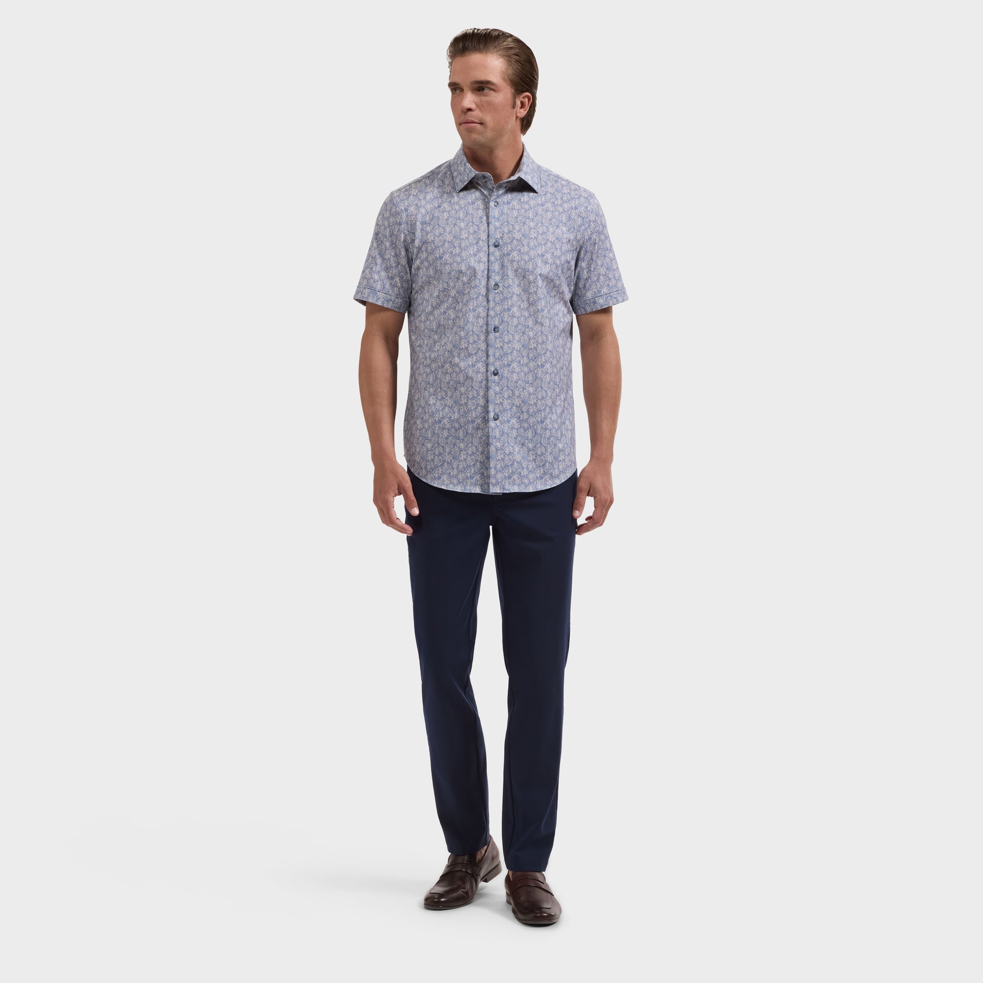Miles OoohCotton Leaf Short-Sleeve Shirt