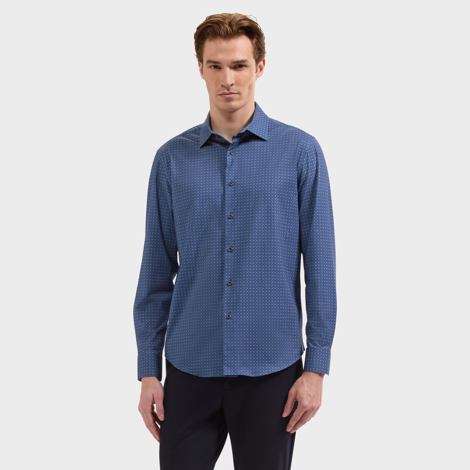 James OoohCotton Geometric Shirt