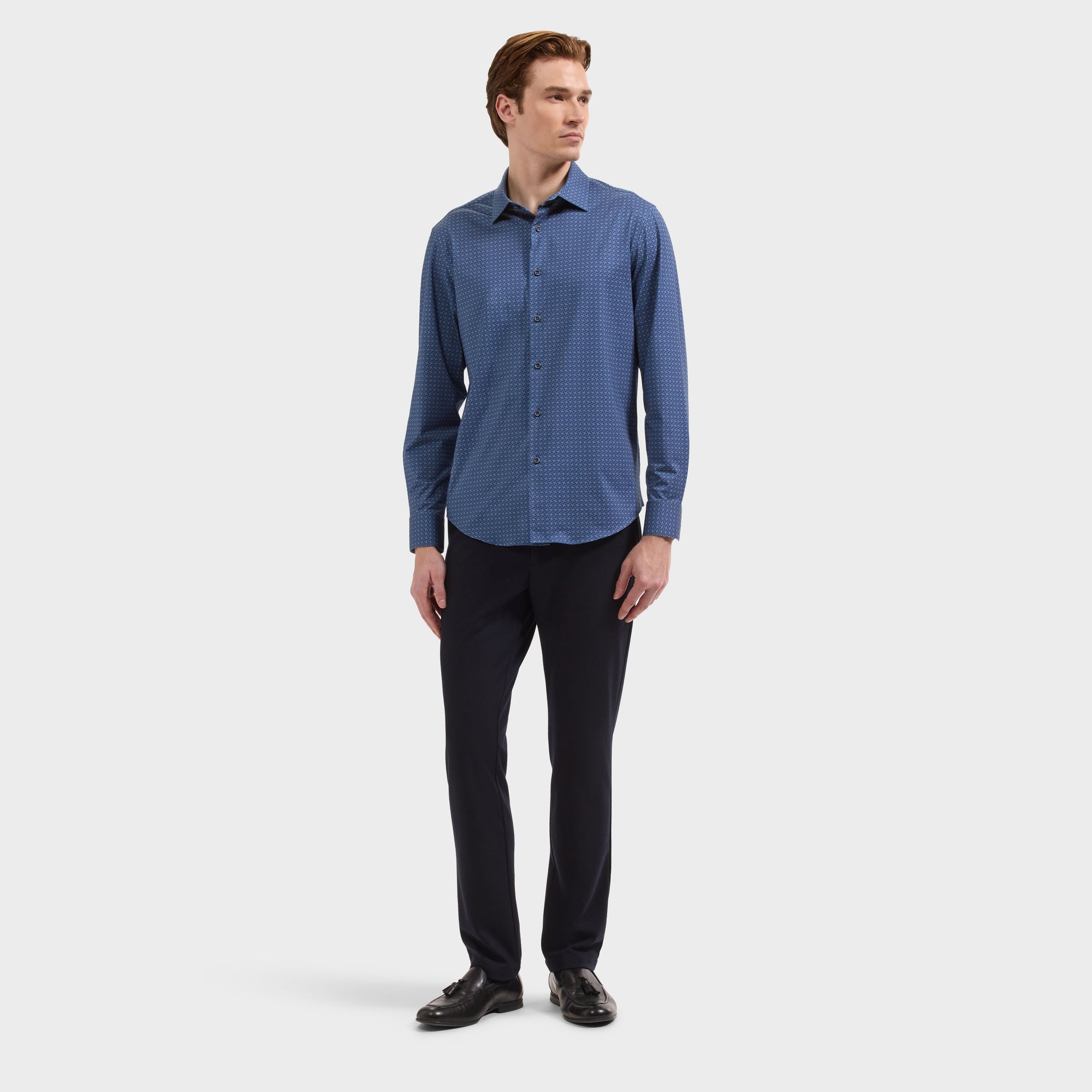 James OoohCotton Geometric Shirt