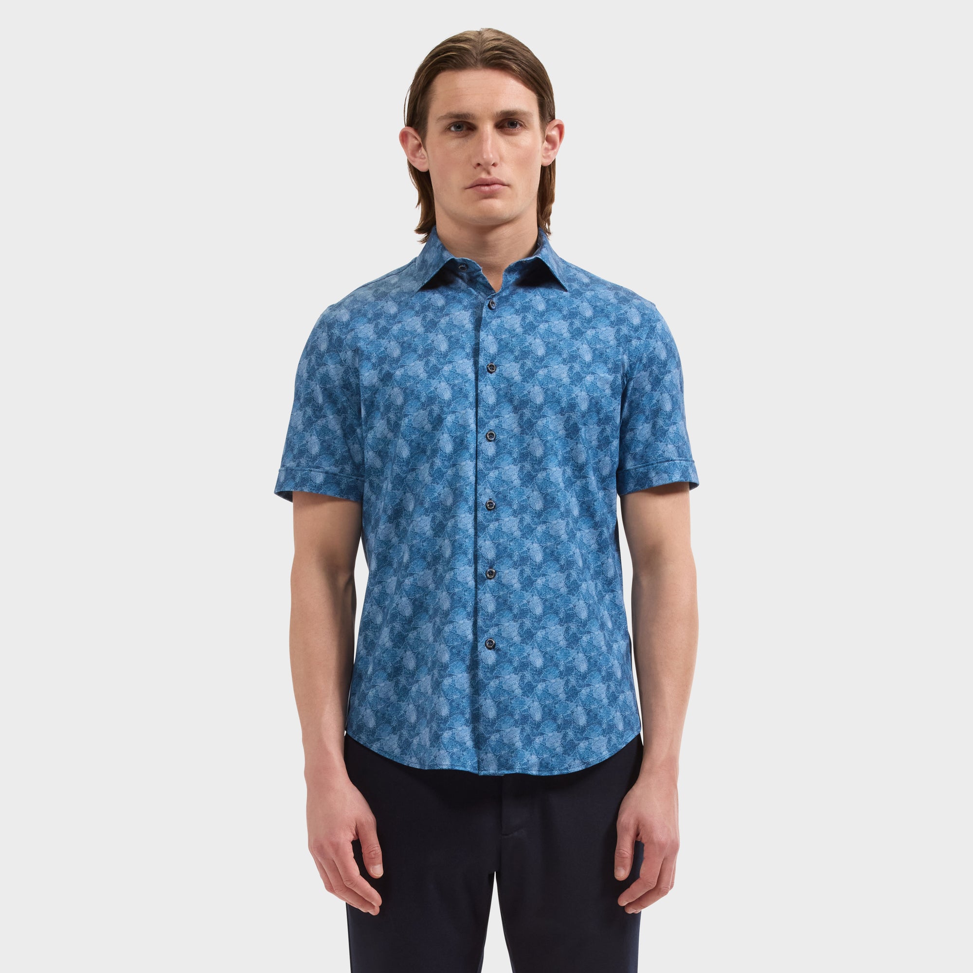 Miles OoohCotton Leaf Short-Sleeve Shirt