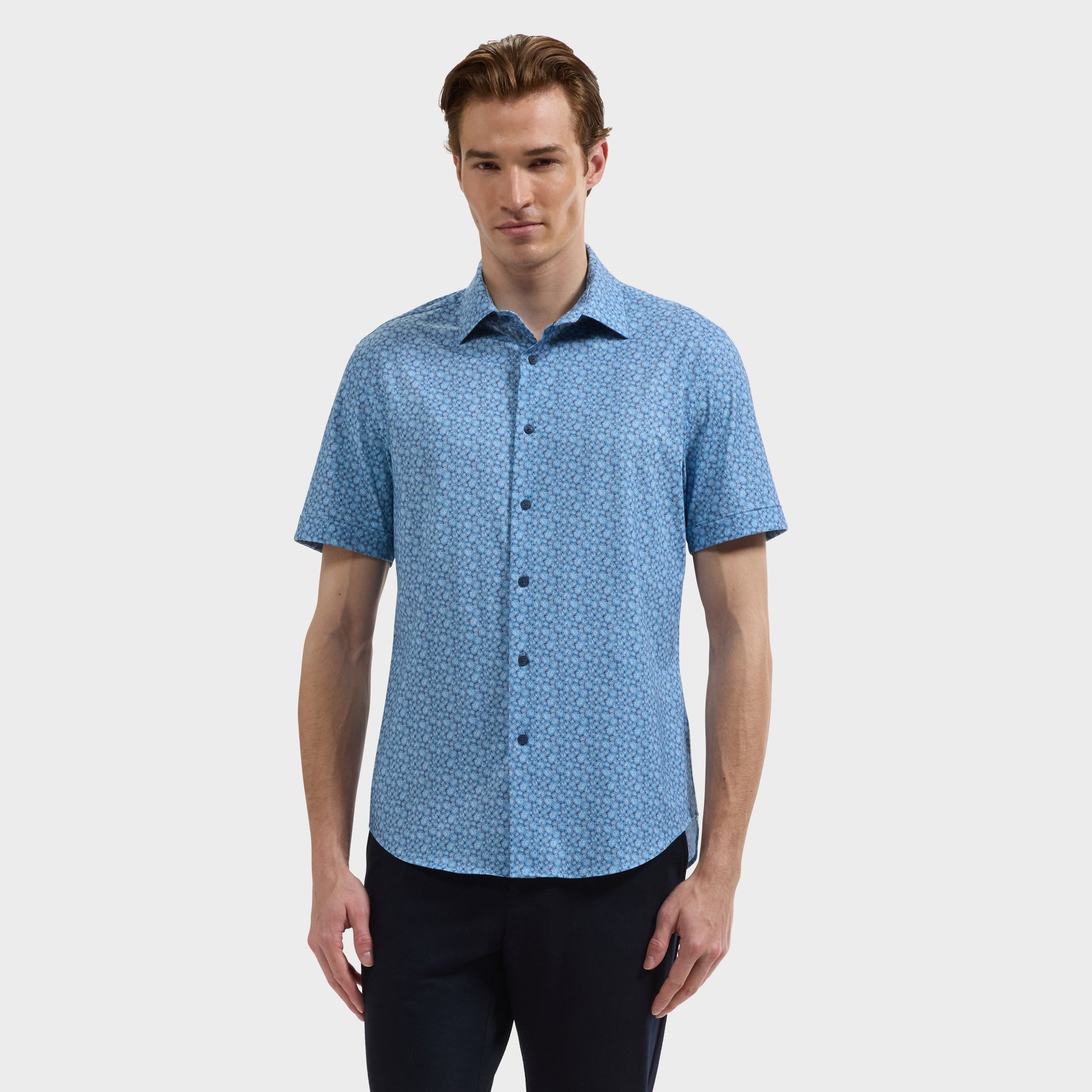 Miles OoohCotton Leaf Short-Sleeve Shirt