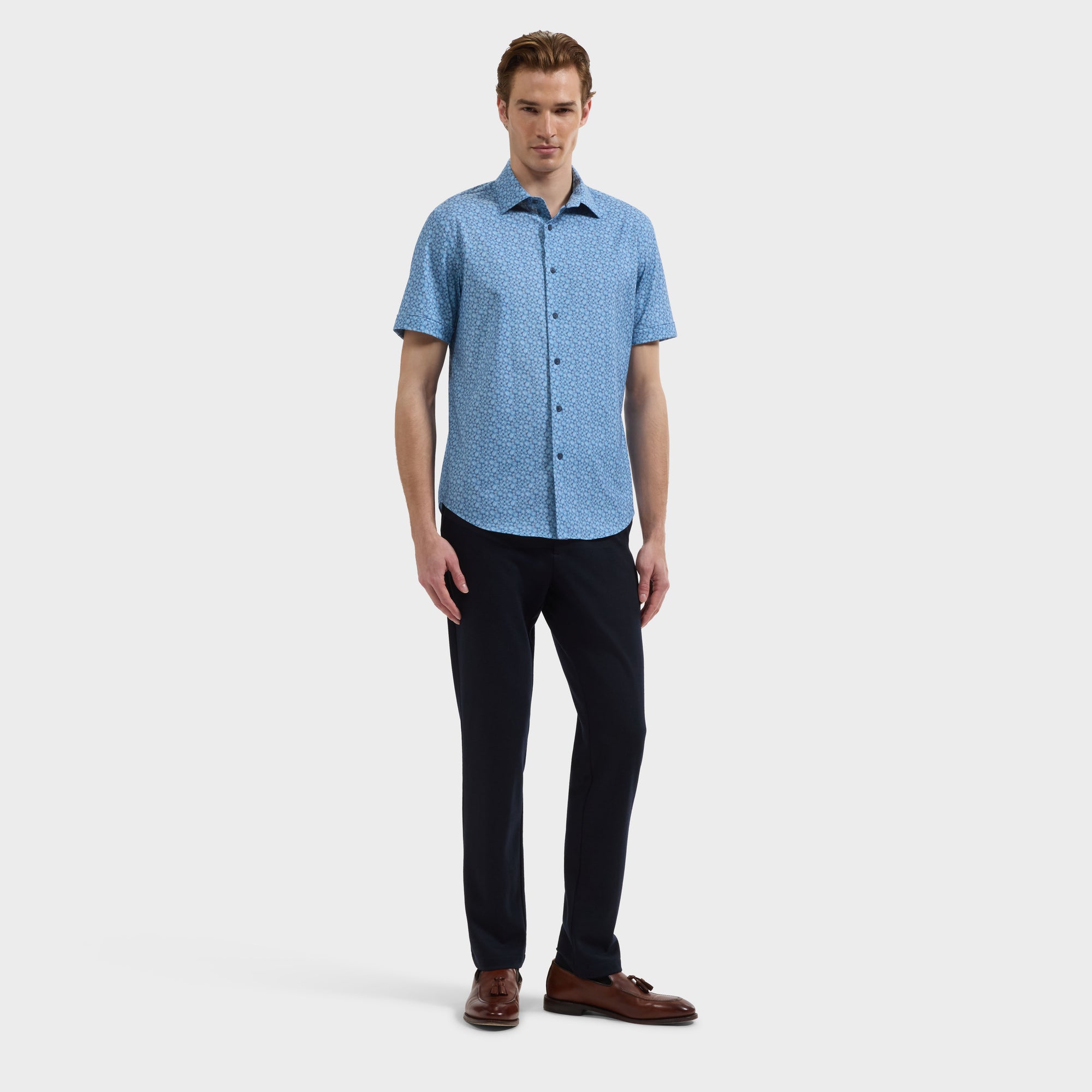 Miles OoohCotton Leaf Short-Sleeve Shirt