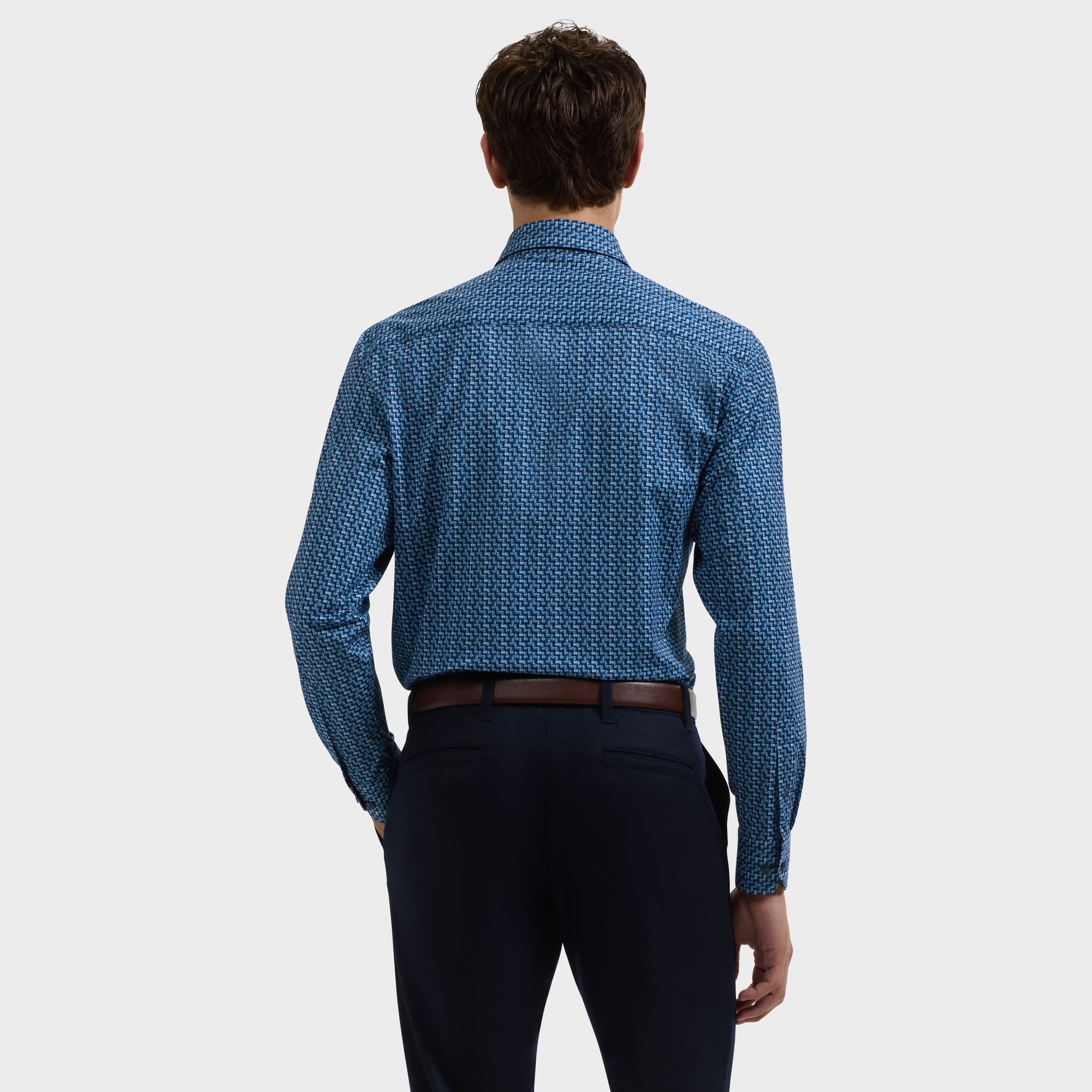 James OoohCotton Basketweave Shirt
