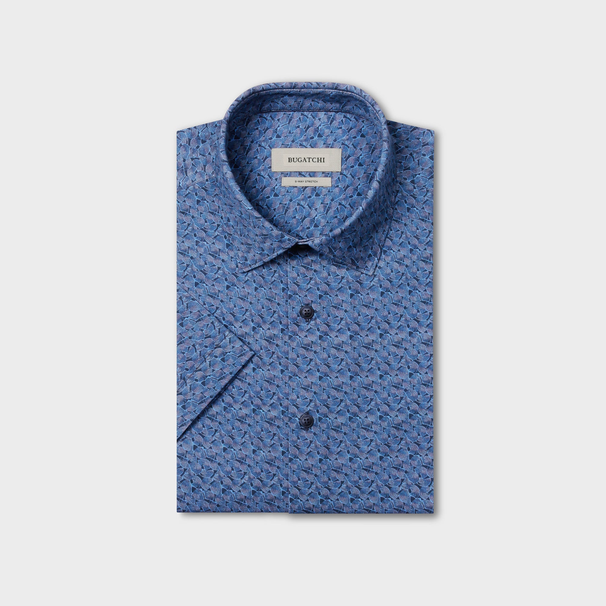 Miles OoohCotton Geometric Short-Sleeve Shirt