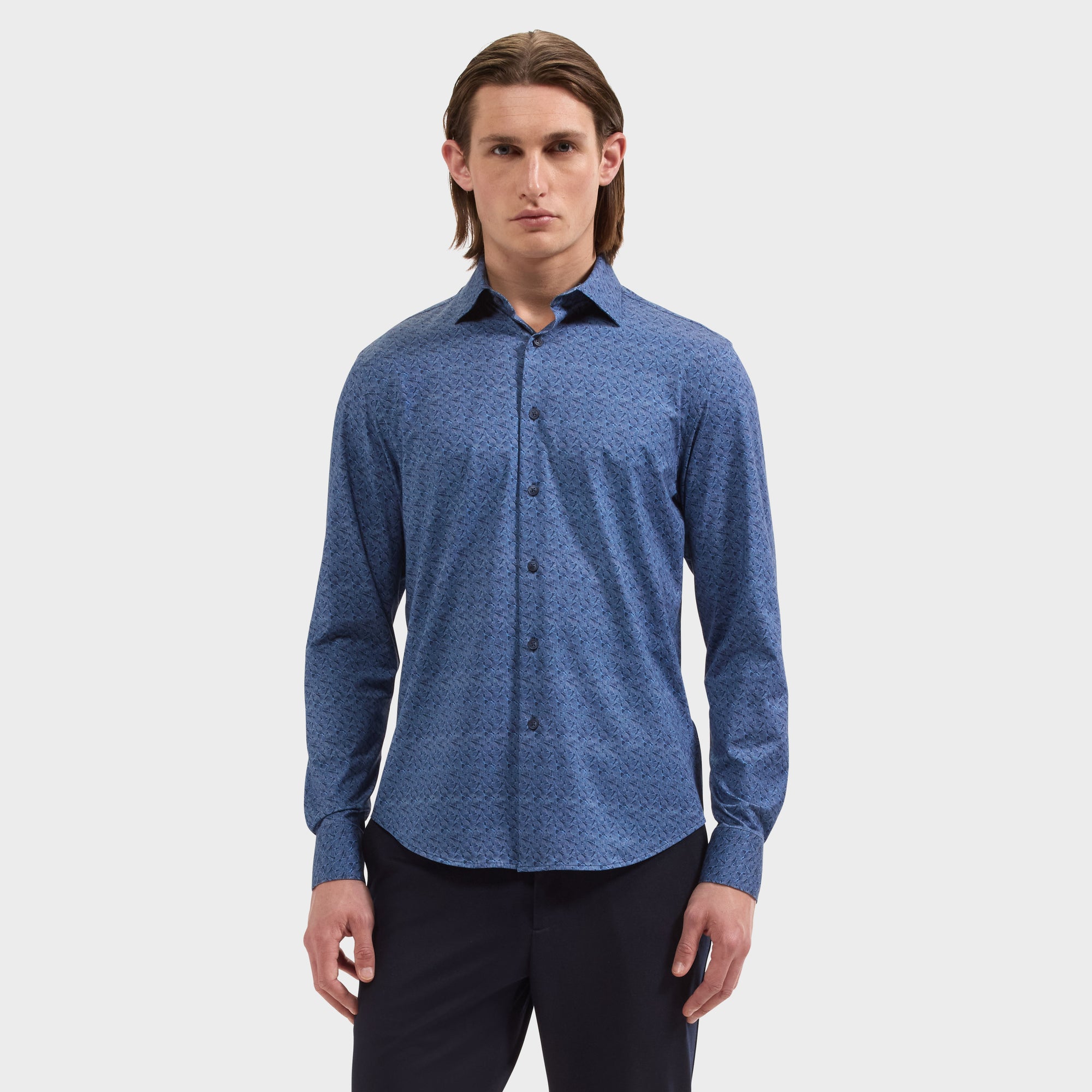 James OoohCotton Geometric Shirt