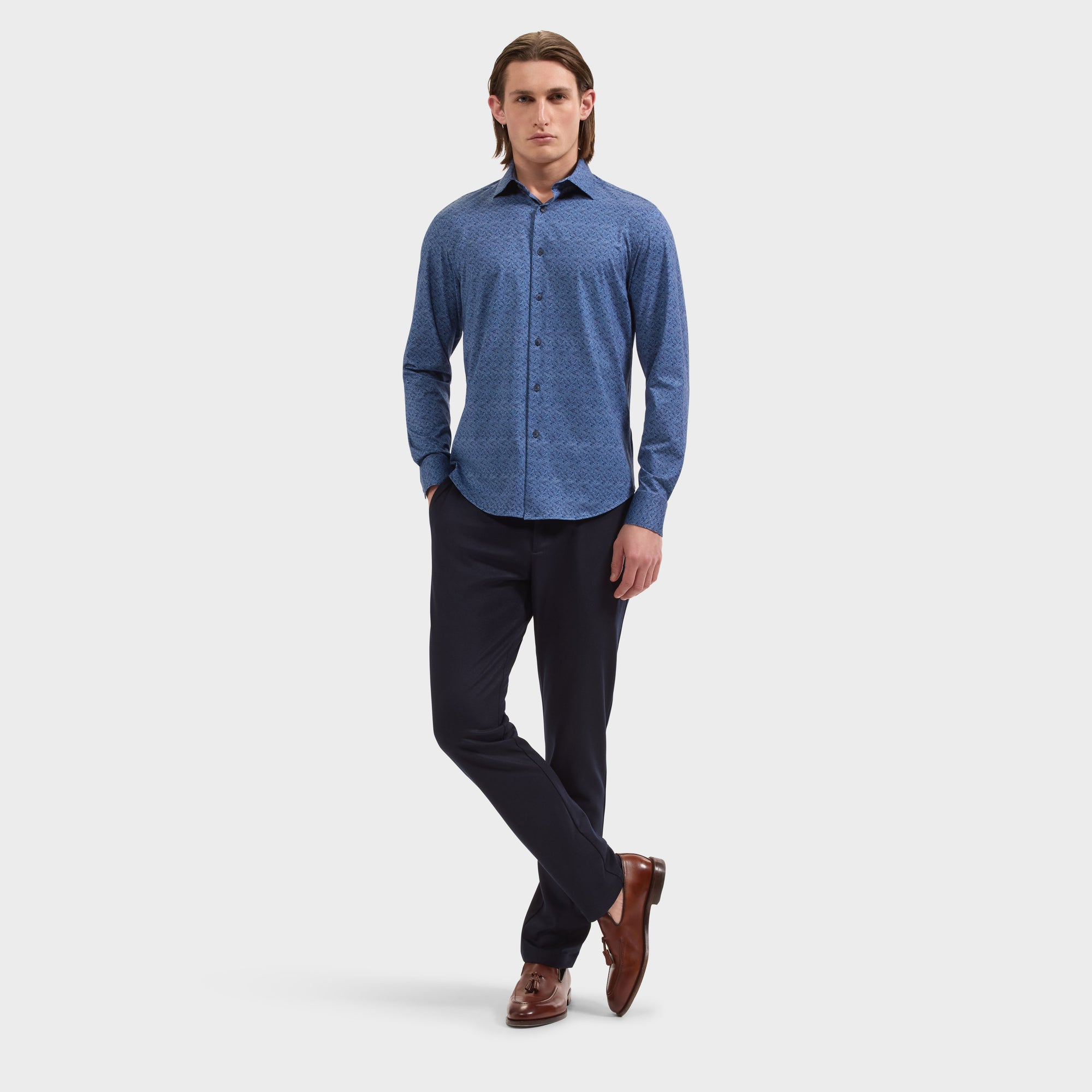 James OoohCotton Geometric Shirt