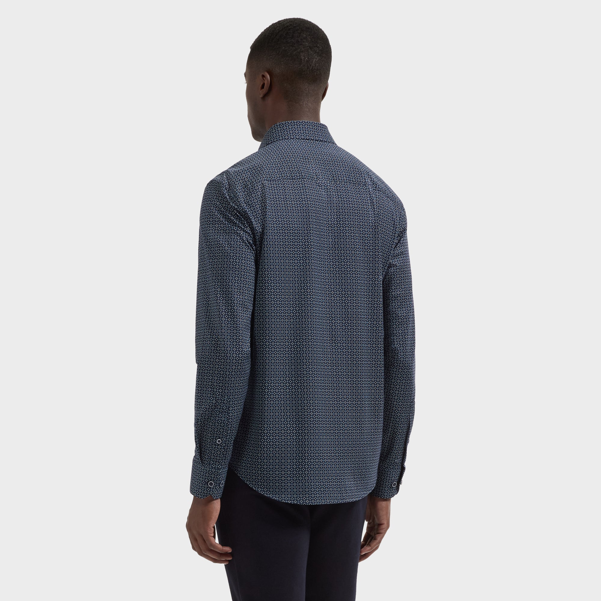 James OoohCotton Geometric Shirt