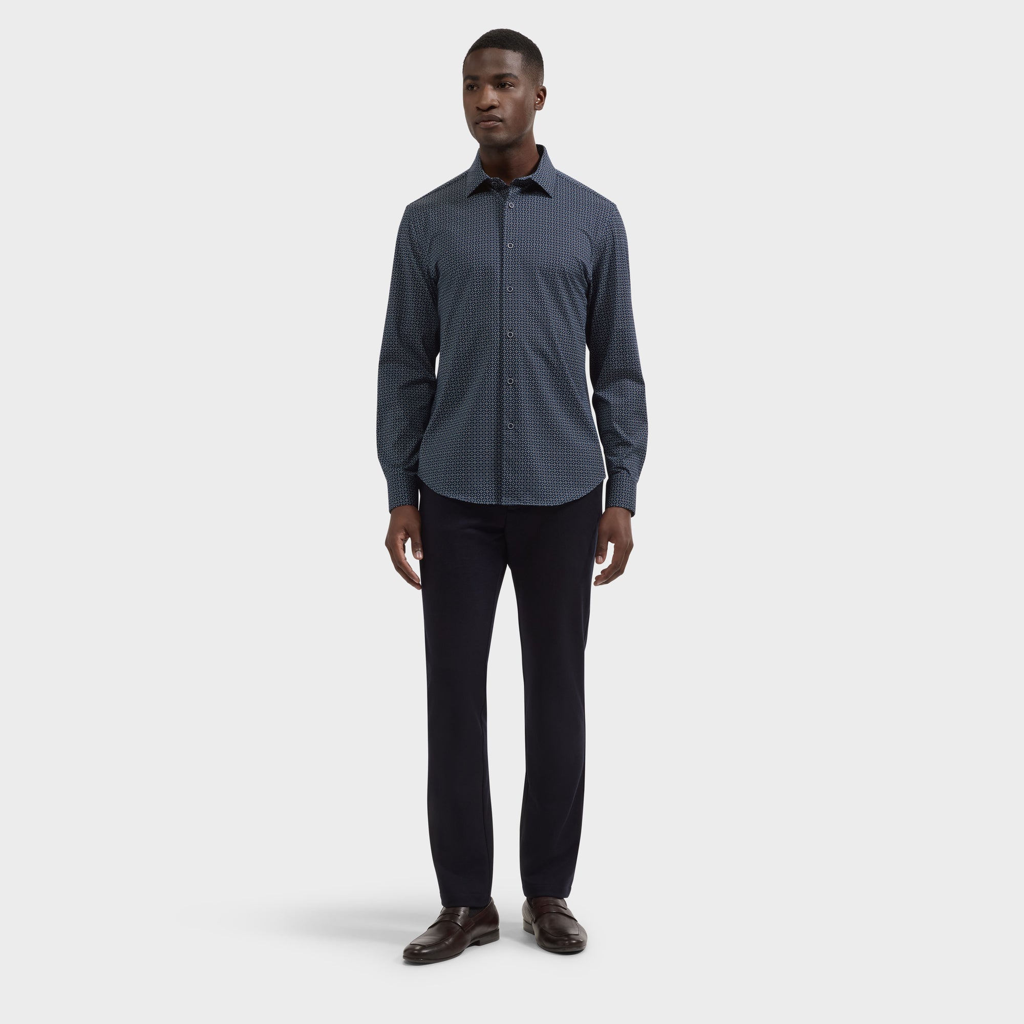 James OoohCotton Geometric Shirt