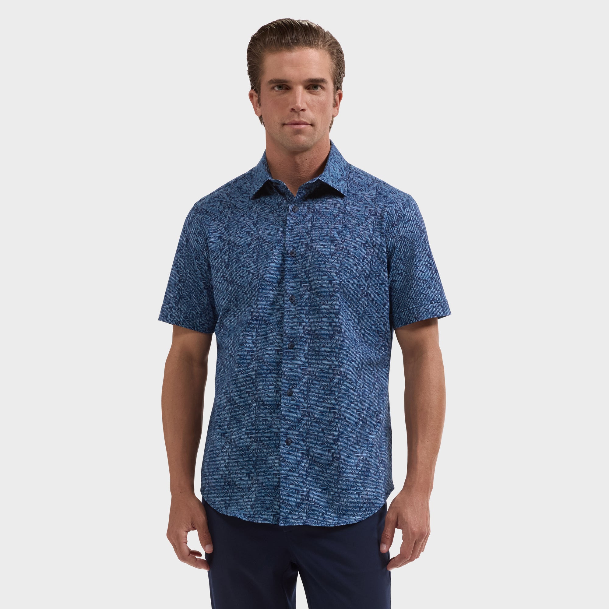 Miles OoohCotton Abstract Short-Sleeve Shirt